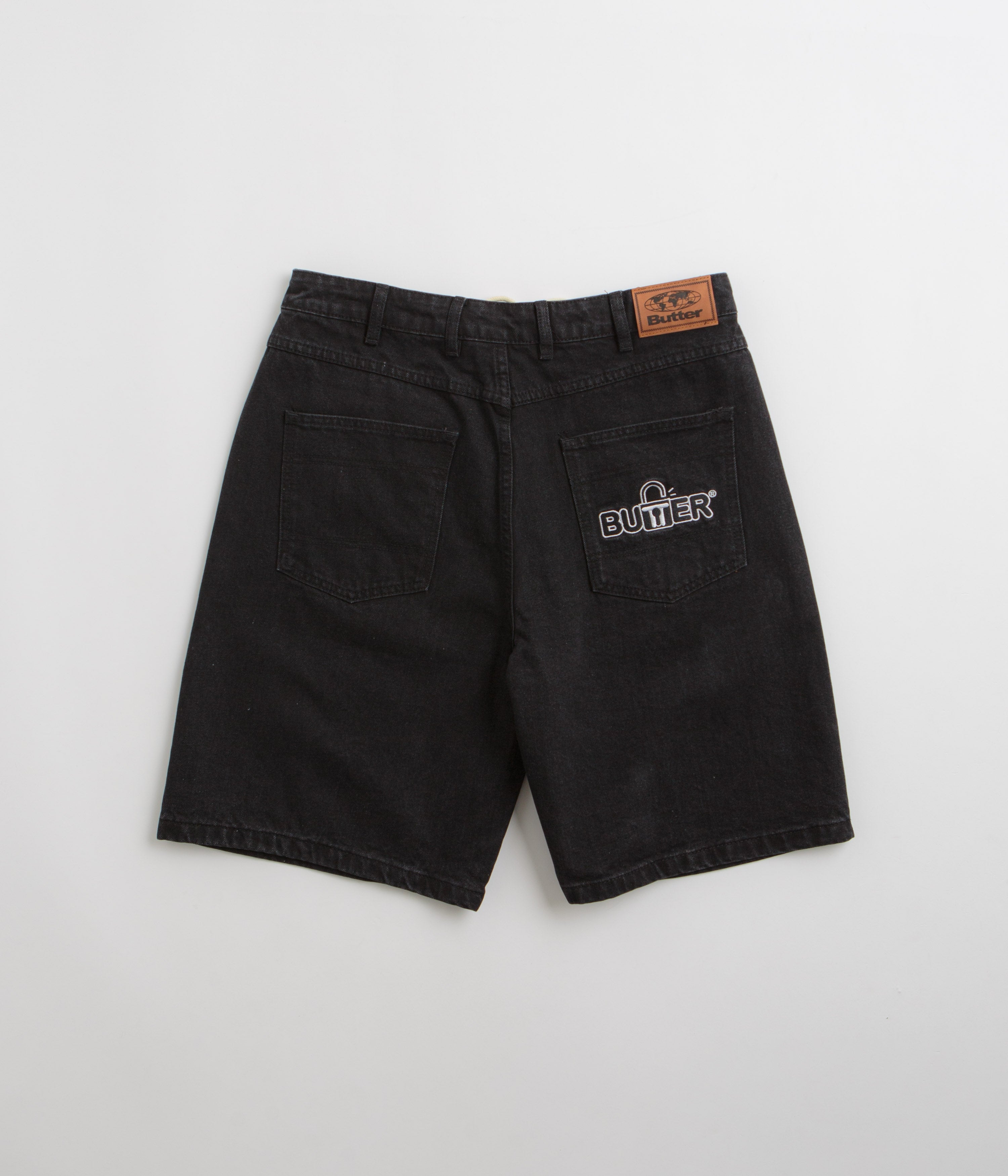 Butter Goods Lock Flat Black Denim Shorts - A Must-Have!