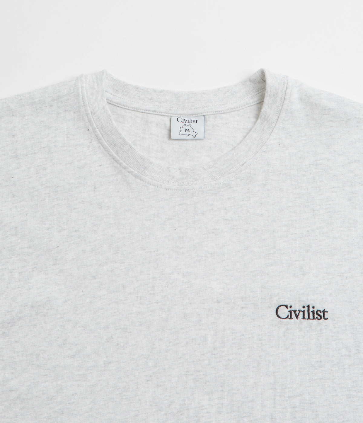 Civilist Mini Logo T-Shirt - Light Heather Grey: A Fashion Essential