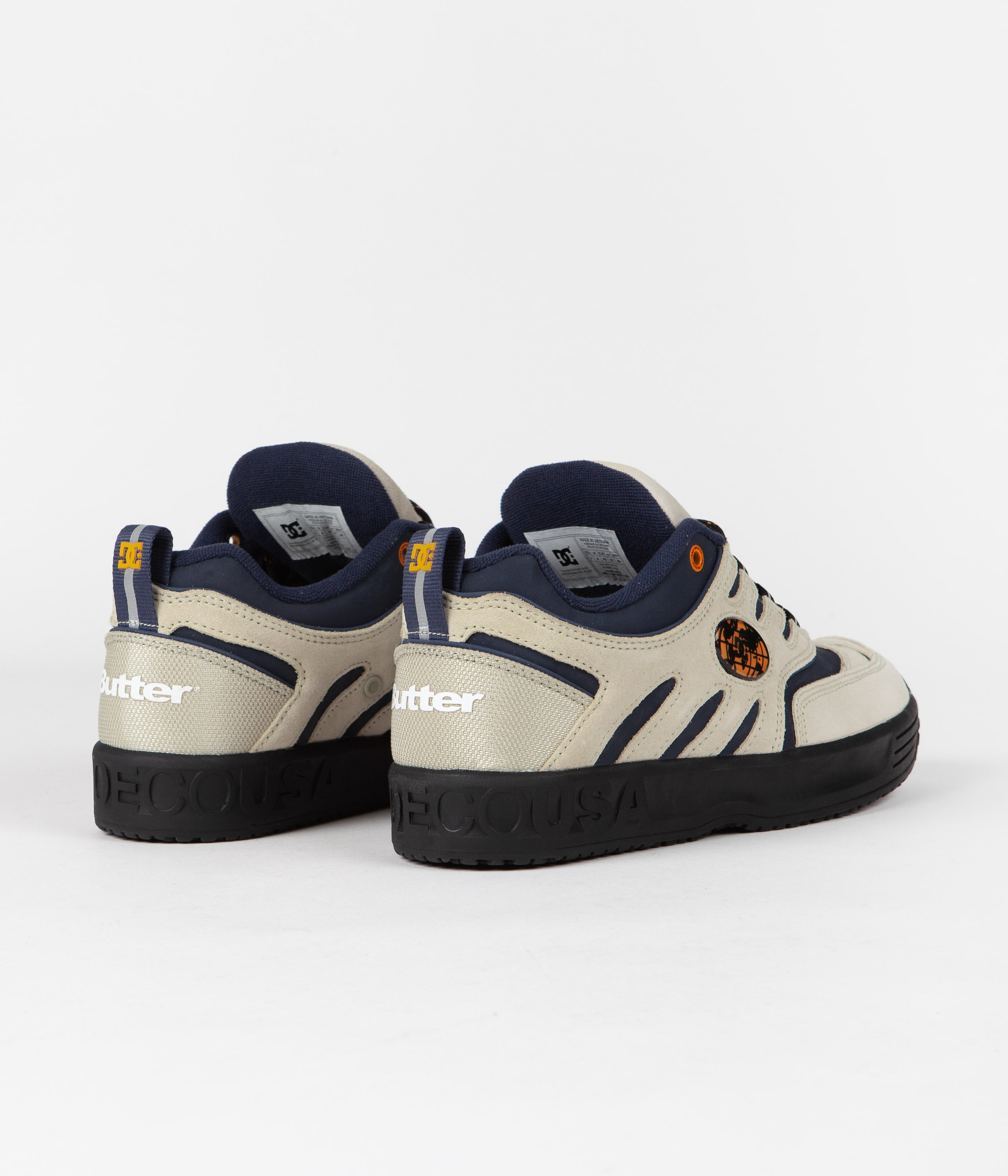 DC x Butter Goods Lukoda Shoes - Tan: Retro Skate Style!