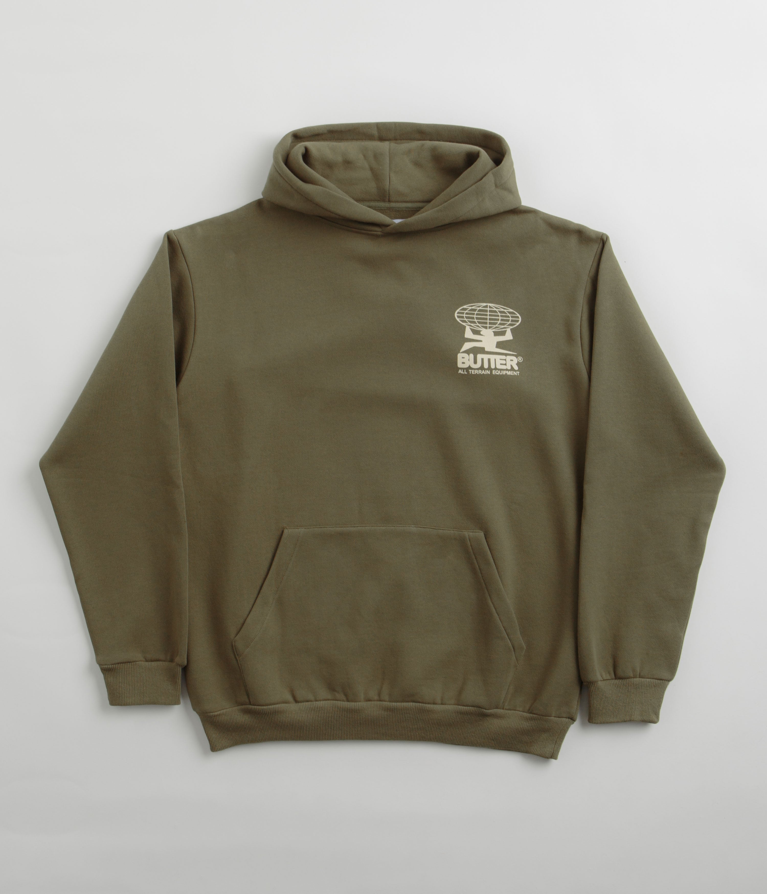 Butter Goods All Terrain Army Green Hoodie - A Must-Have!