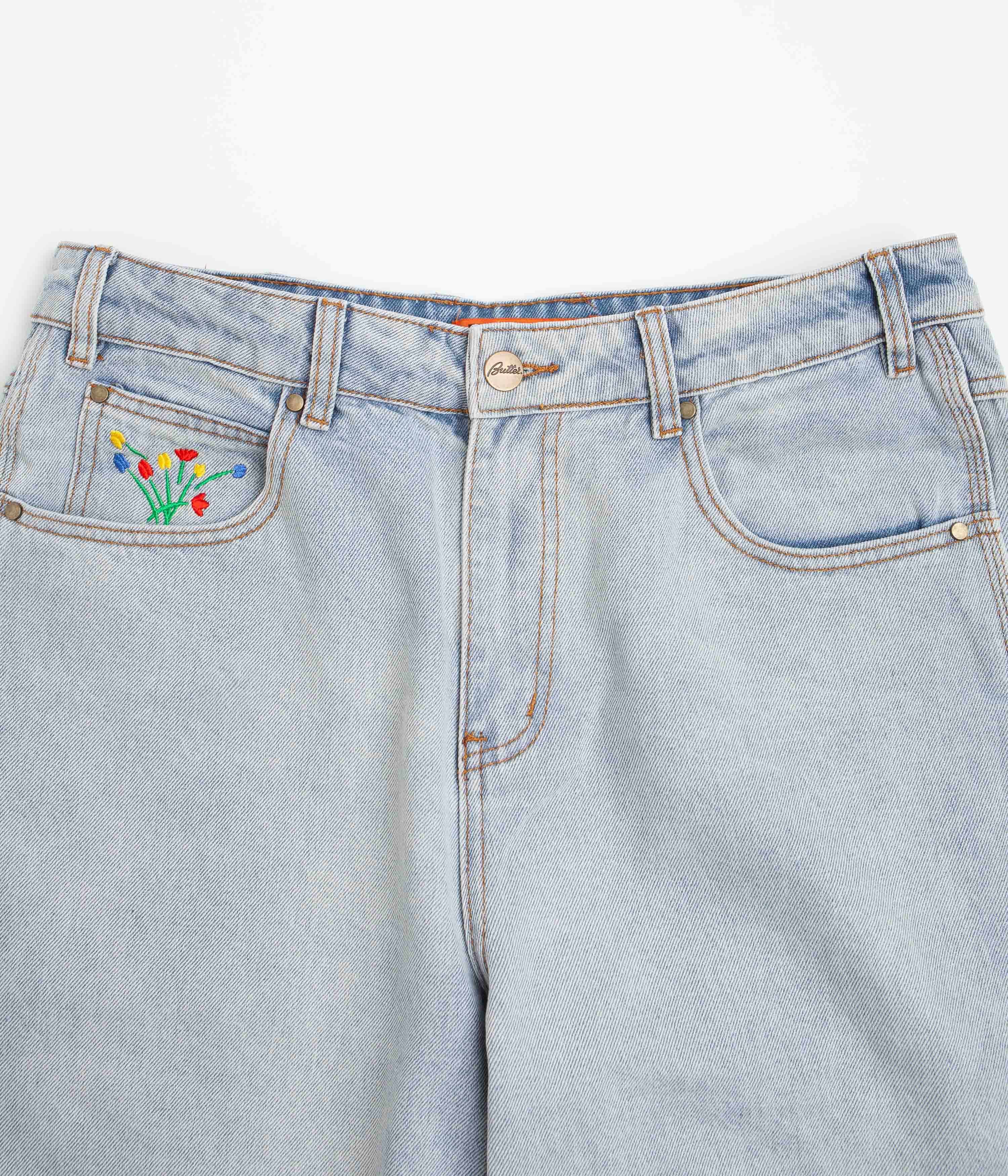 Butter Goods Light Blue Bouquet Jeans - A Skate Style Must-Have