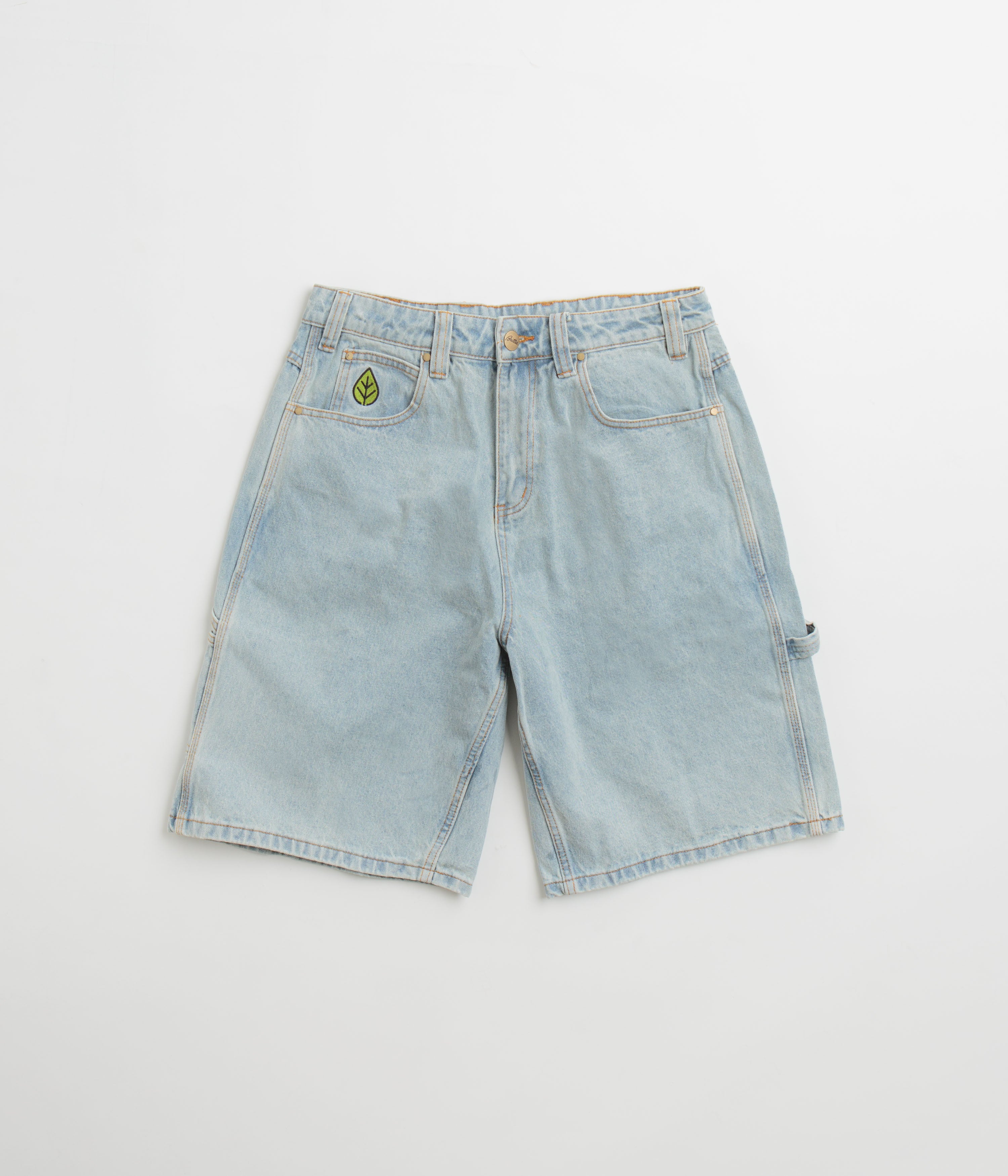 Butter Goods' Stunning Faded Light Wash Weathergear Denim Shorts