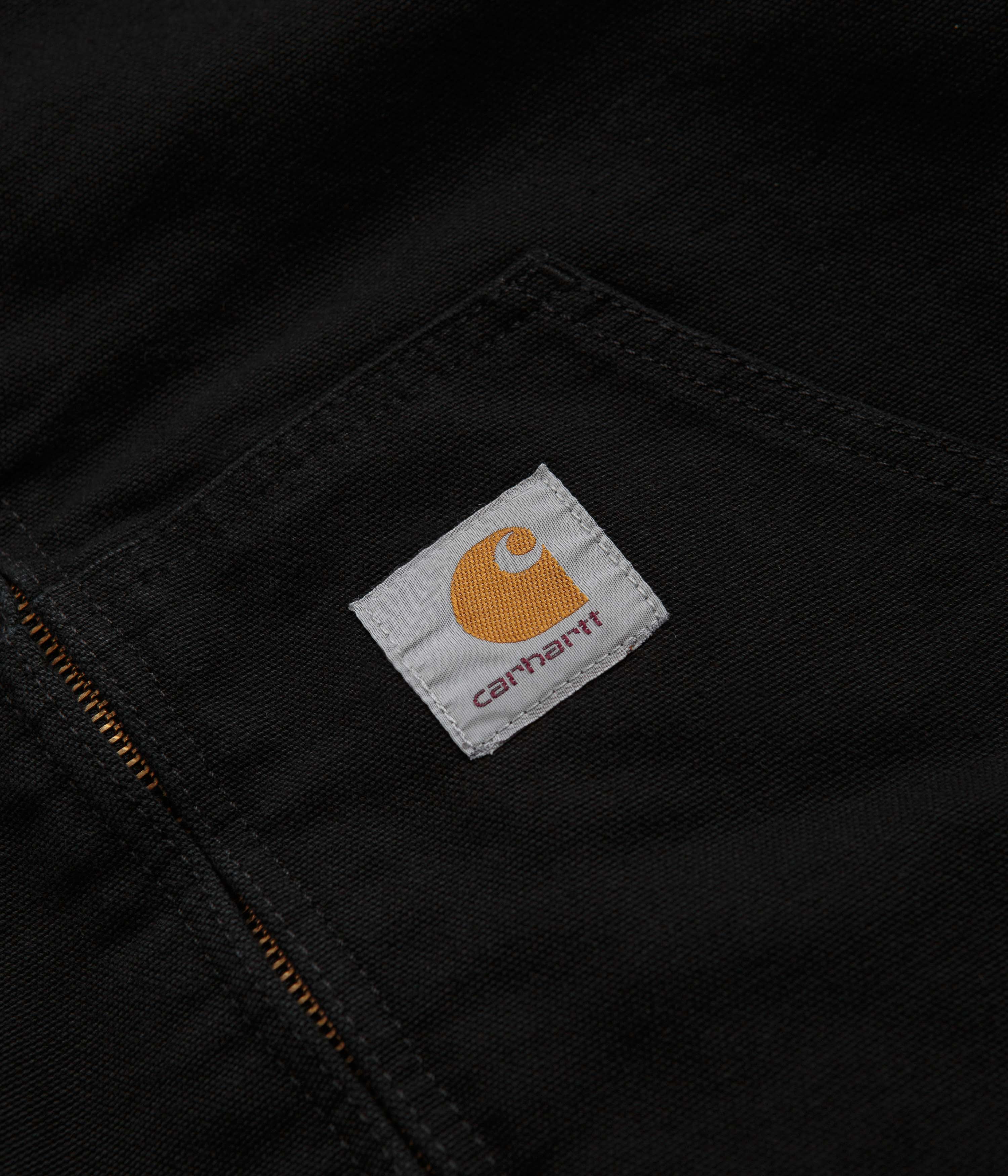 Carhartt Black Aged Canvas Active Jacket - A Timeless Workwear Essential