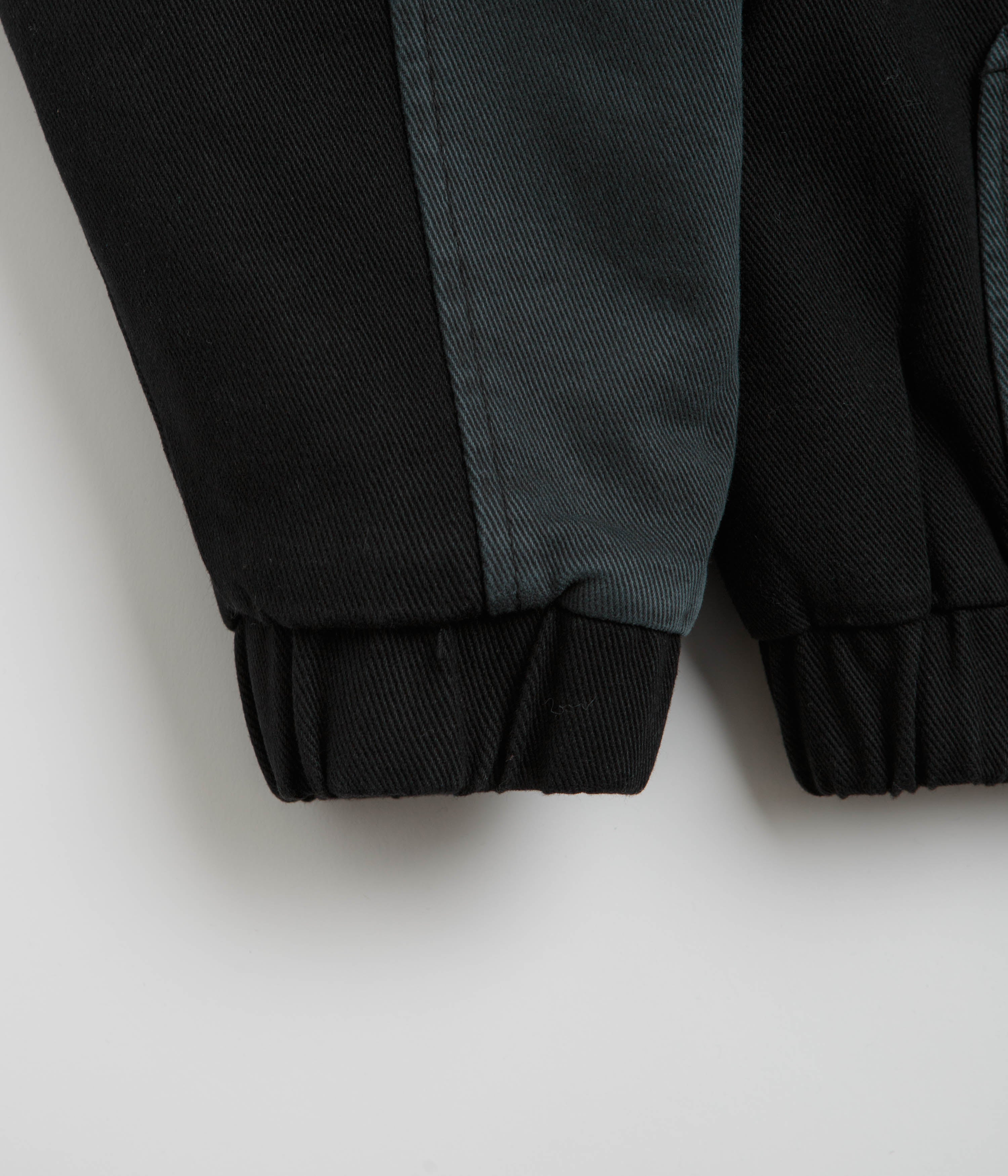 Stylish Charcoal Dime Panel Denim Hooded Bomber Jacket