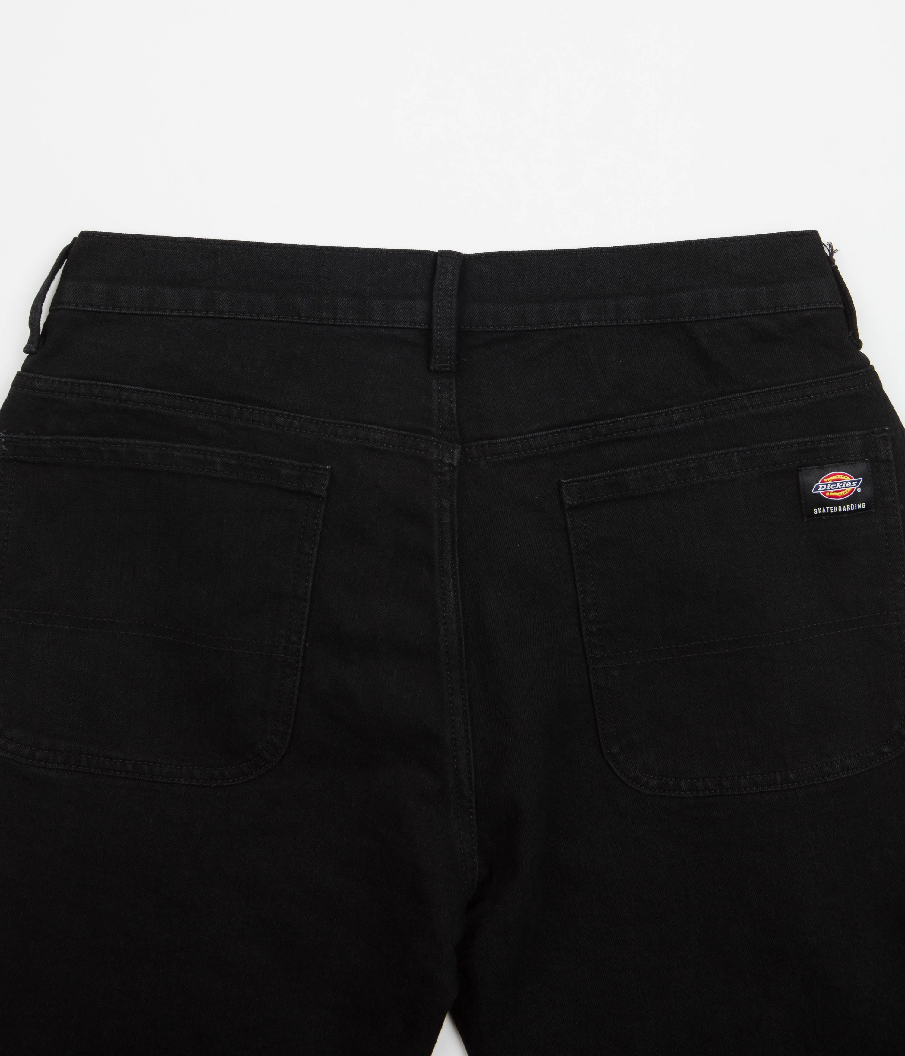 Dickies Wingville Black Denim Shorts - The Ultimate Skate and Street Style