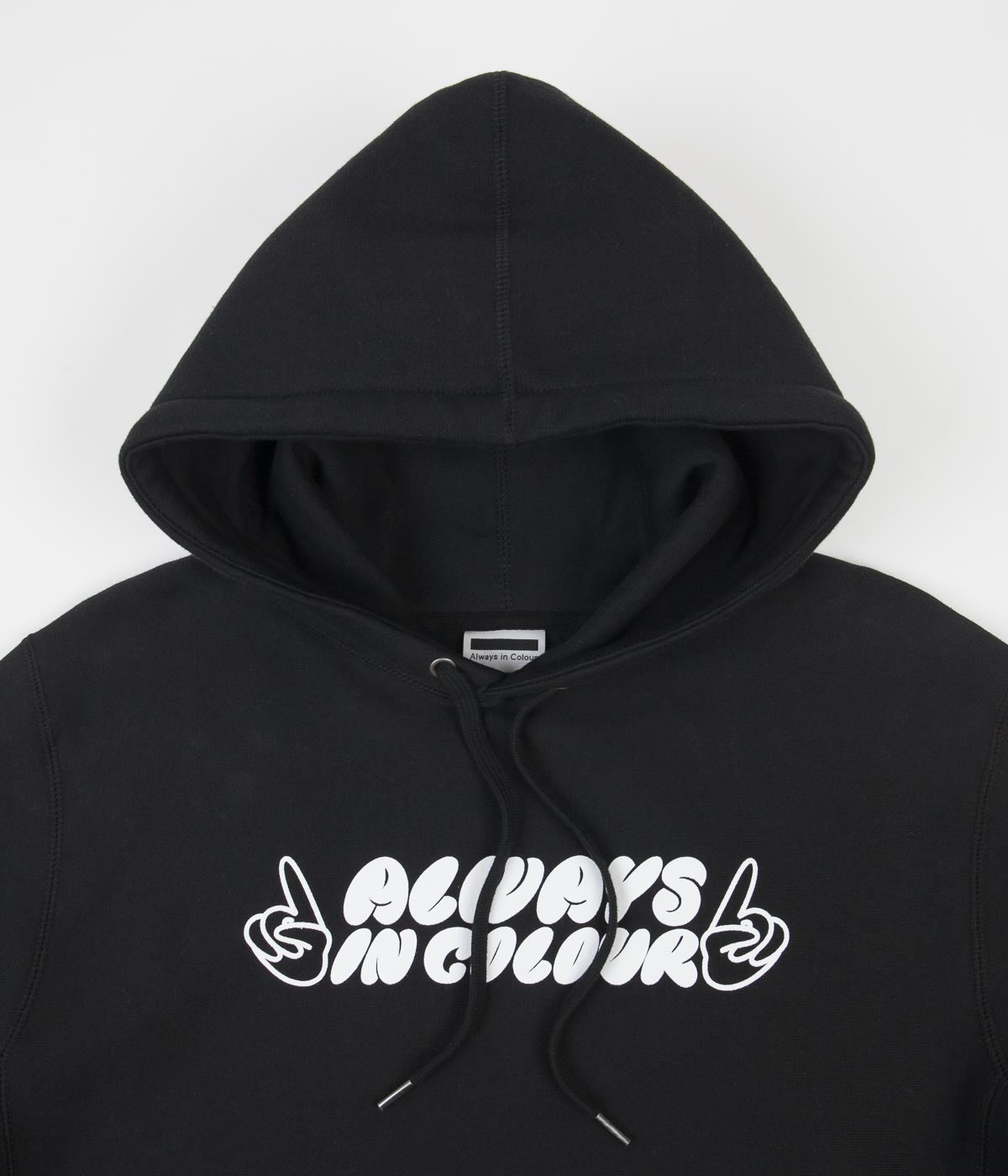 Stylish Always in Colour Black Hands Hoodie