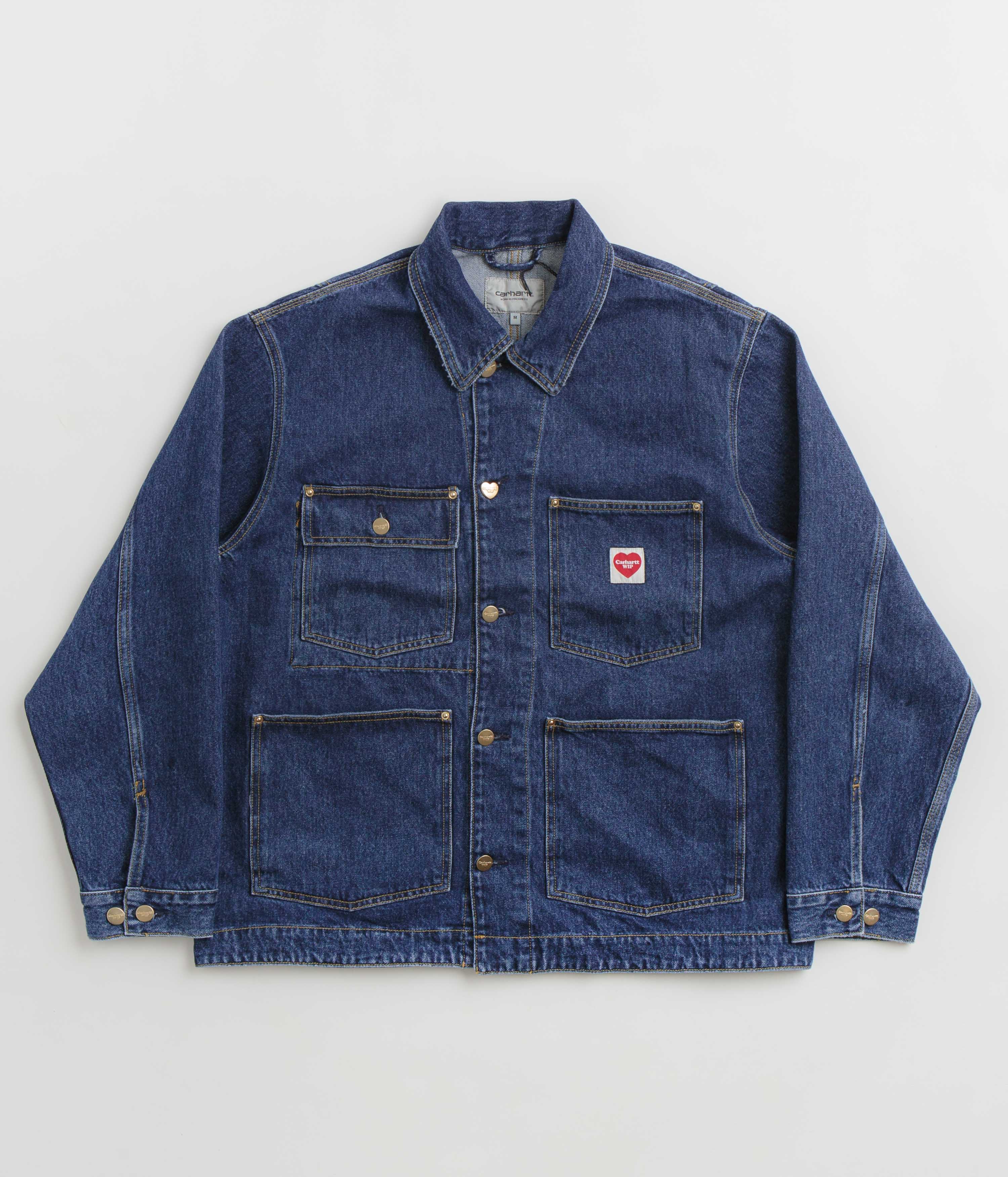 Carhartt Nash Blue Stone Washed Jacket - A Timeless Workwear Classic
