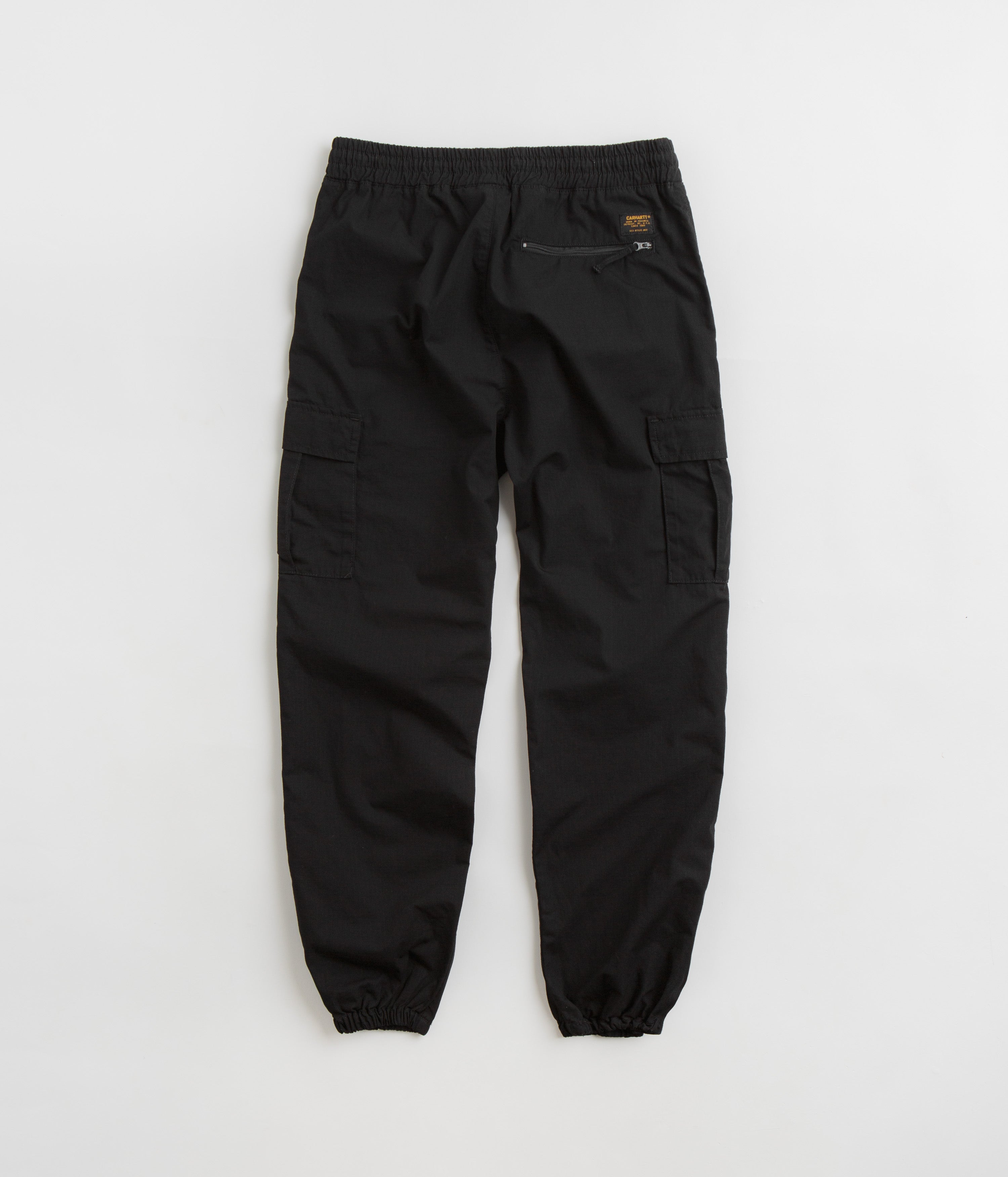 Carhartt Black Rinsed Cargo Joggers - Durable & Stylish