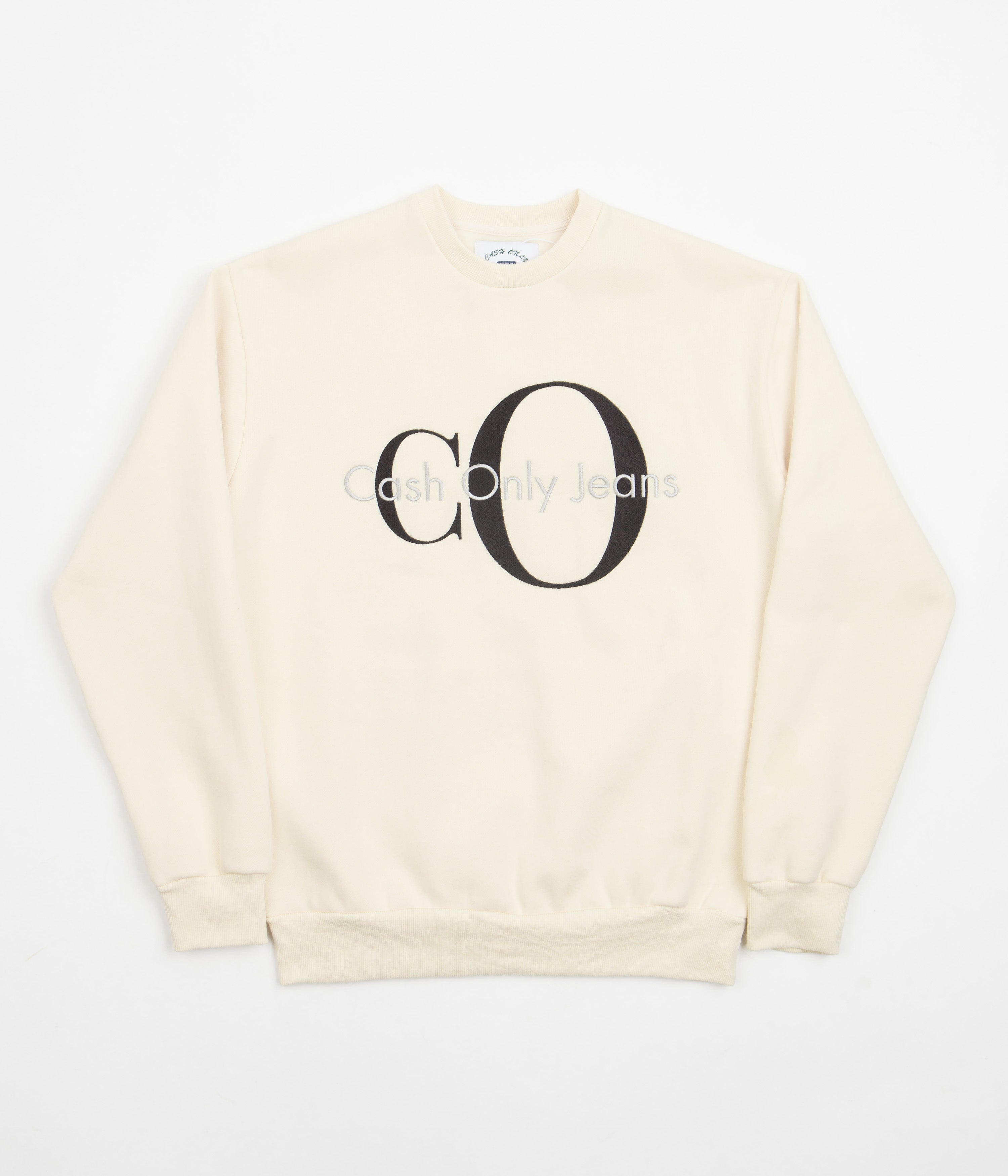 Cash Only Jeans Cream Crewneck Sweatshirt - Irresistible Style!
