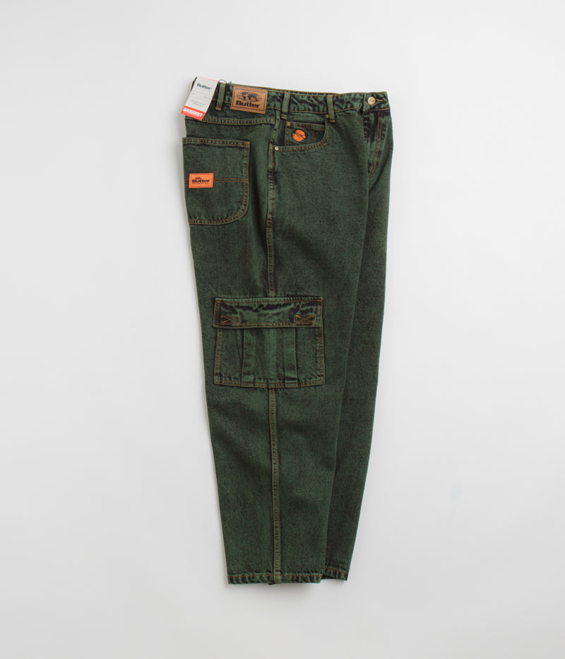 Butter Goods Santosuosso Dark Green Jeans - Ultra Baggy Style