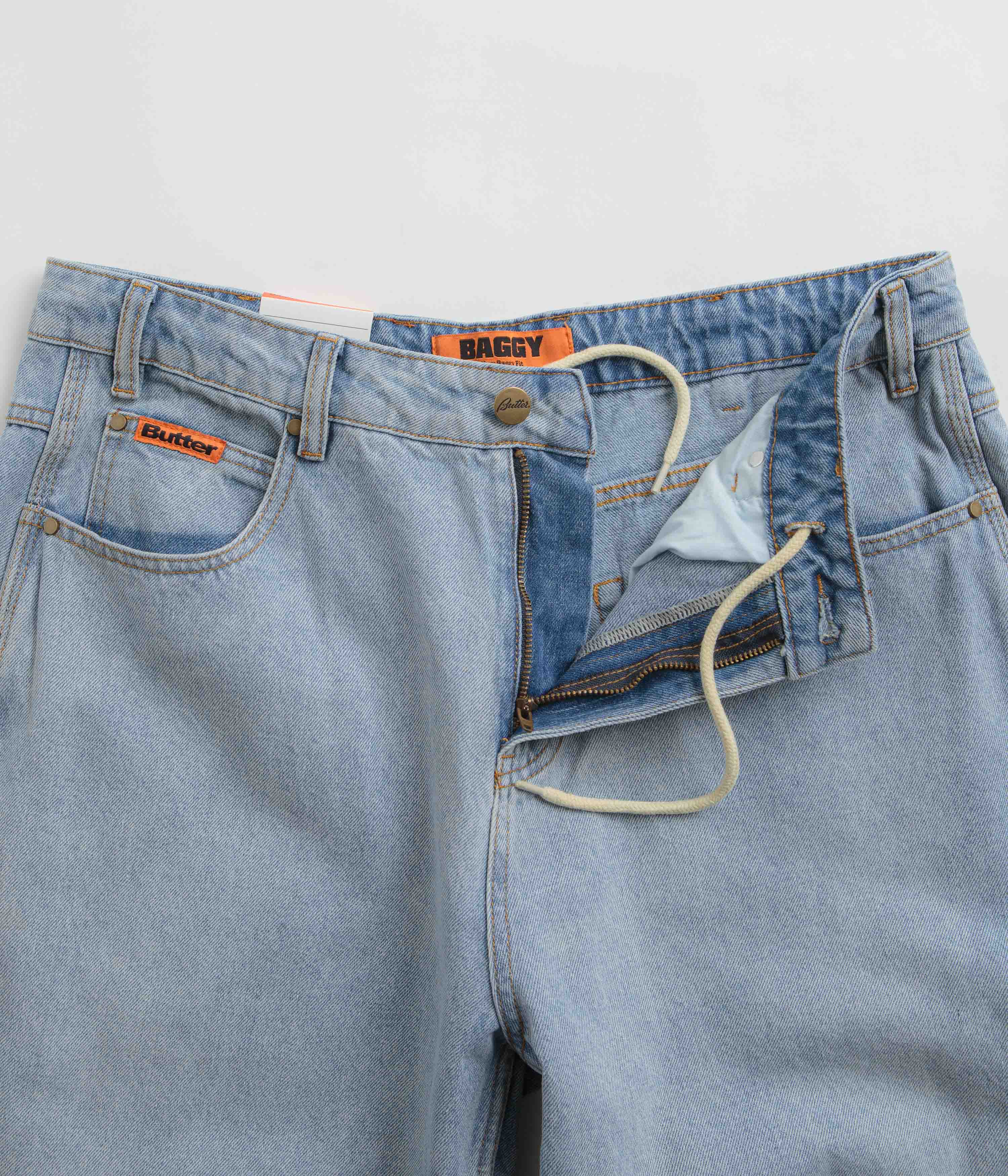 Butter Goods Light Blue Baggy Jeans - A Skater's Dream!