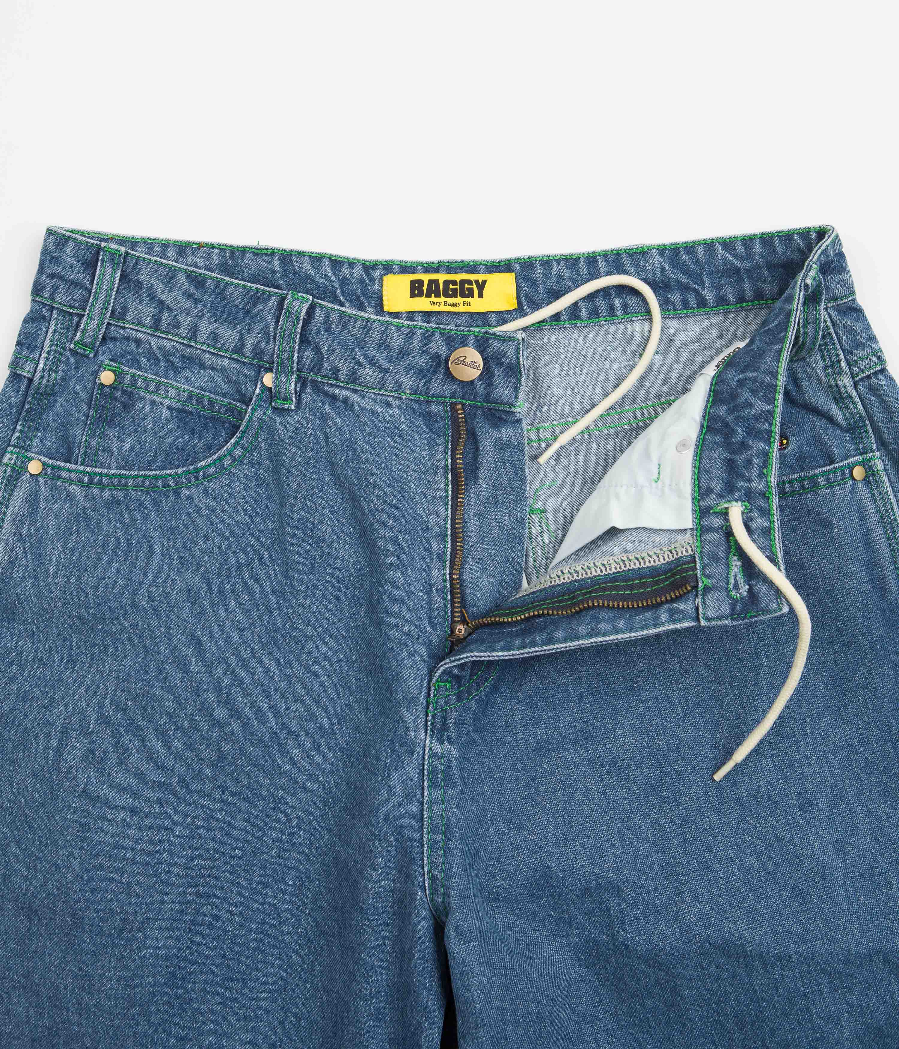 Butter Goods Washed Indigo Martian Jeans - Trendy and Comfortable