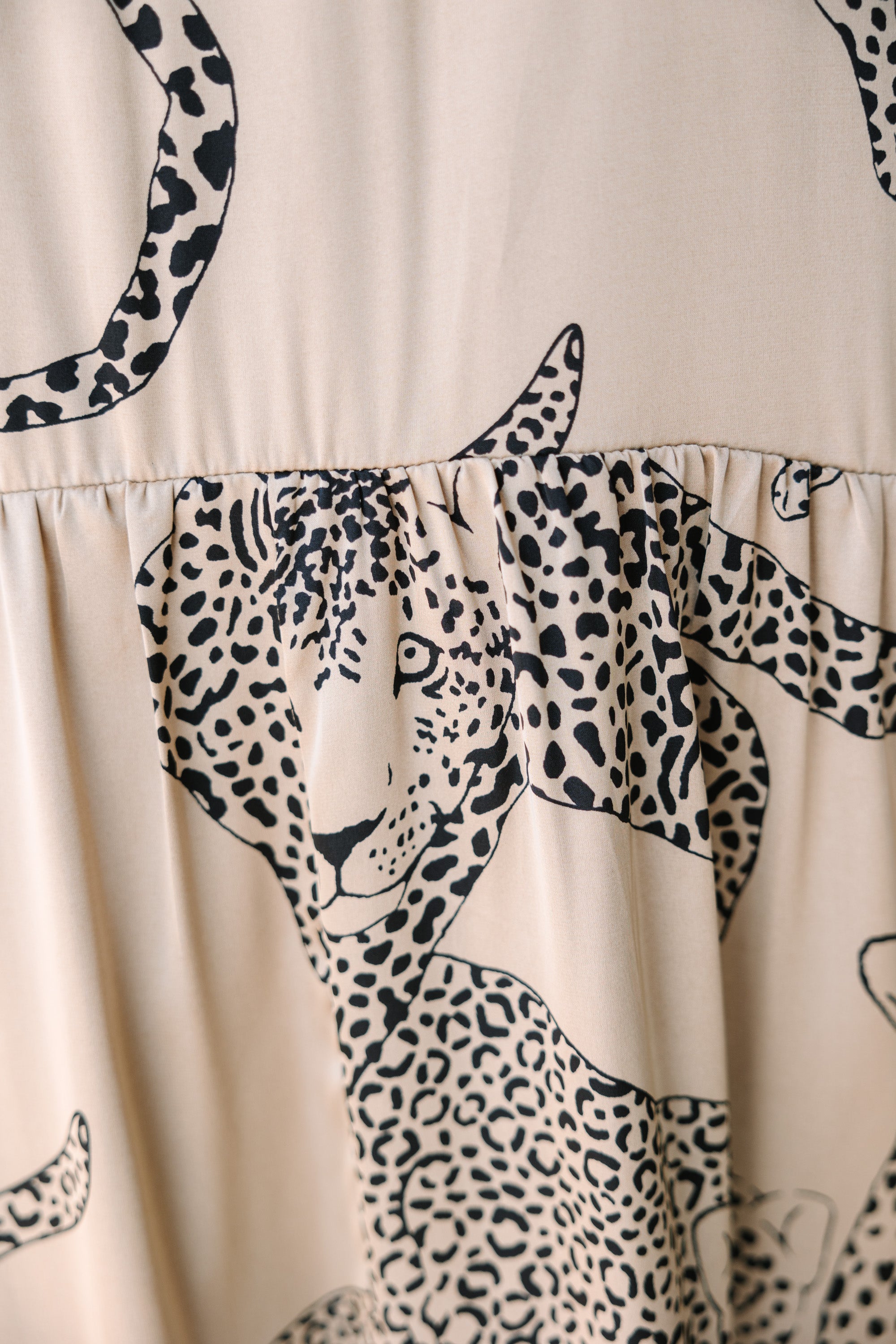 Irresistible Taupe Brown Cheetah Print Babydoll Dress - A Must - Have!