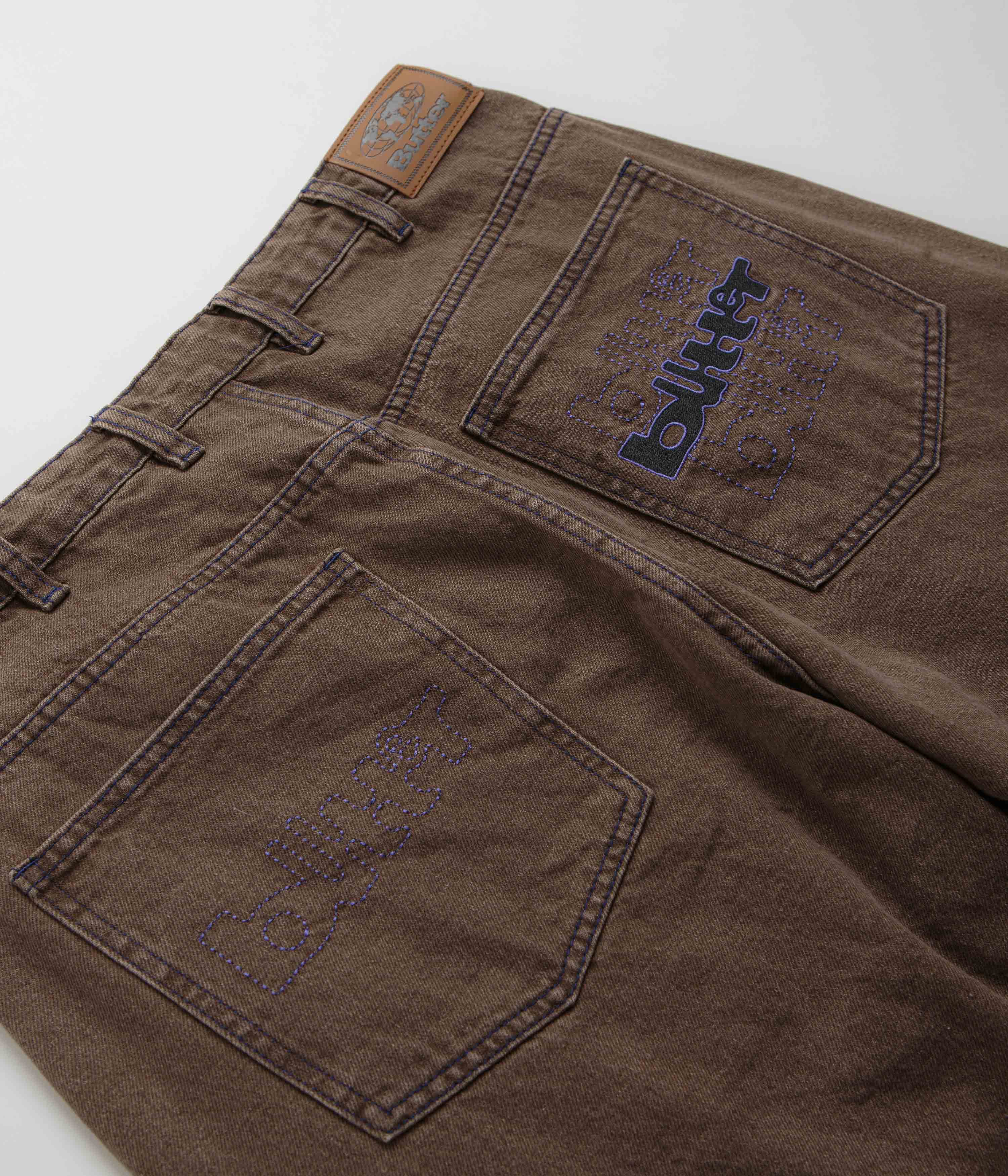 Butter Goods Washed Brown Warped Jeans - Irresistible Style!