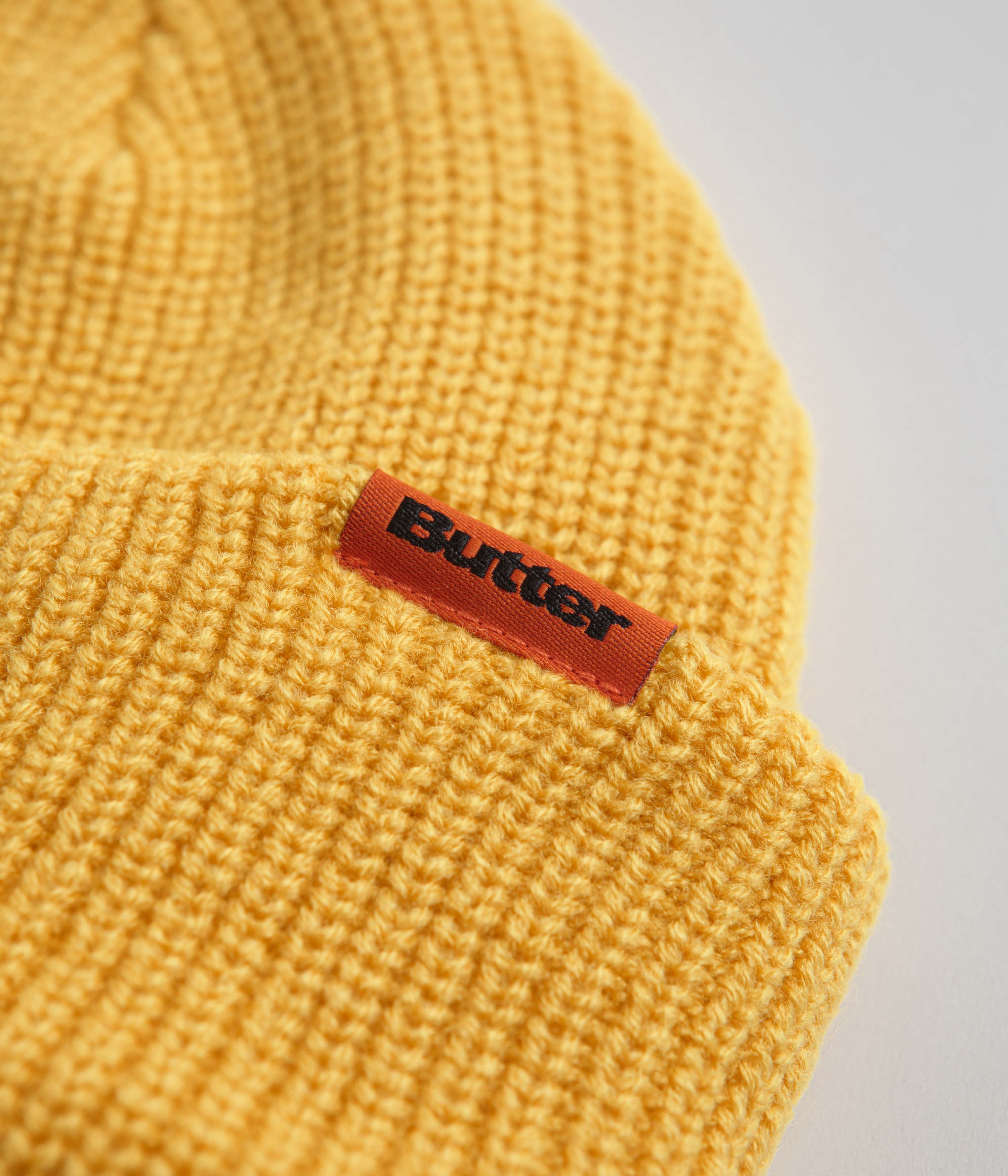 Stunning Yellow Butter Goods Tall Wharfie Beanie