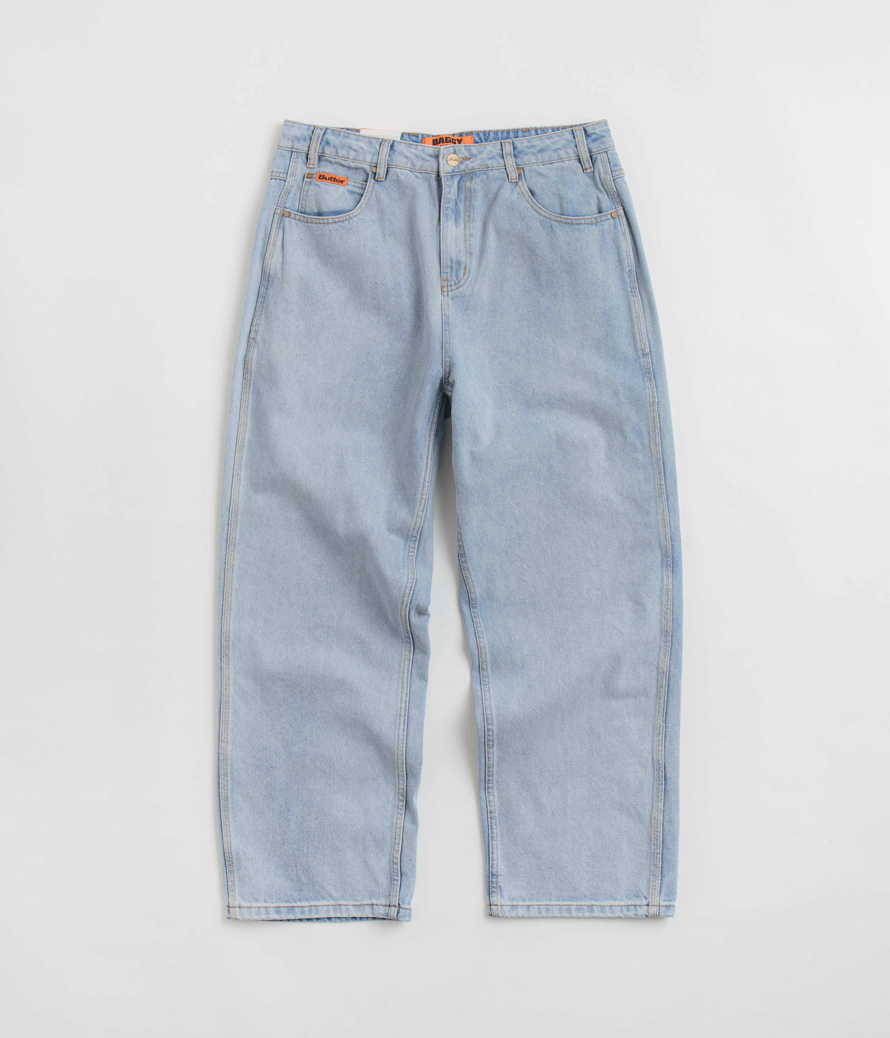 Butter Goods Light Blue Baggy Jeans - A Skater's Dream!