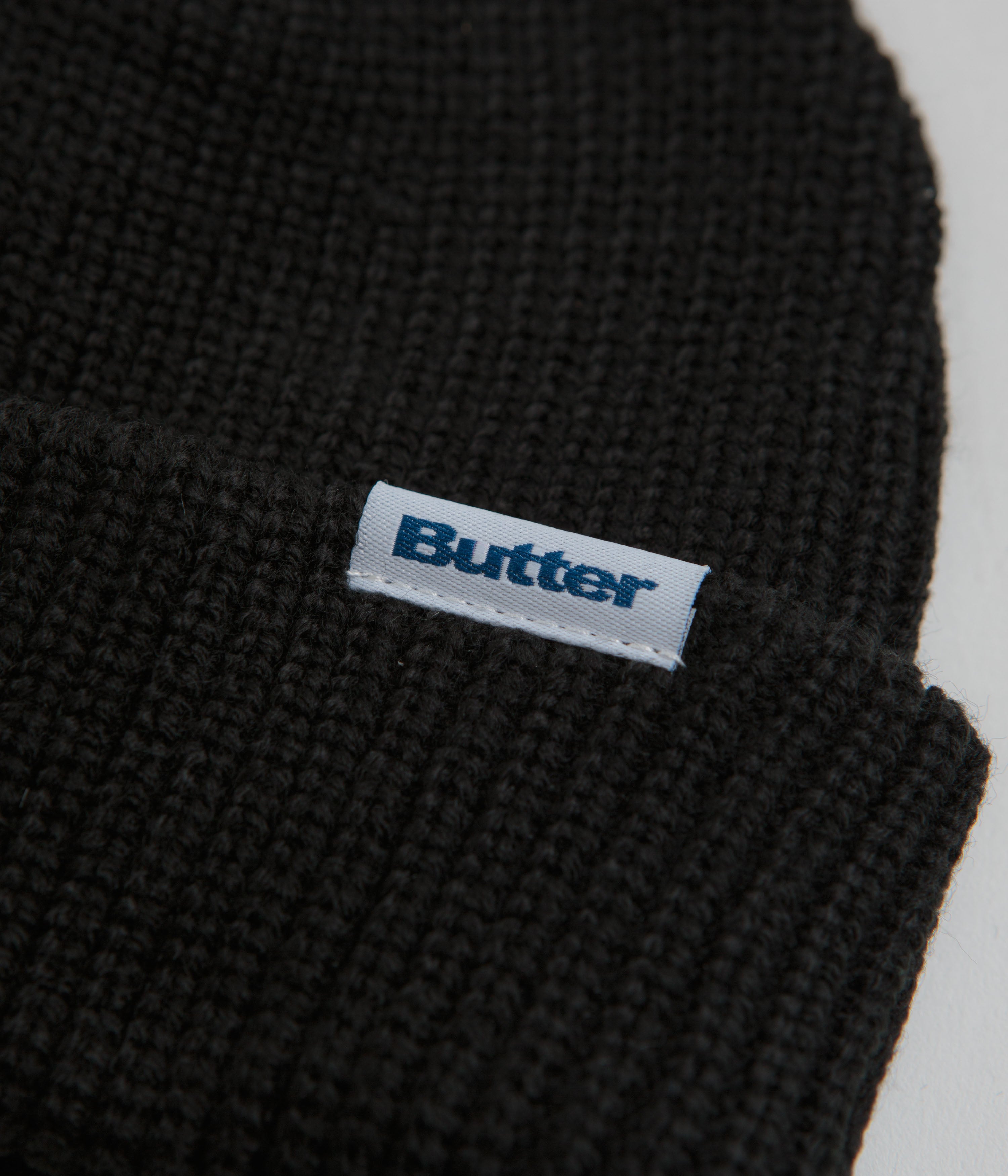 Butter Goods Stylish Black Wharfie Beanie - A Must - Have!