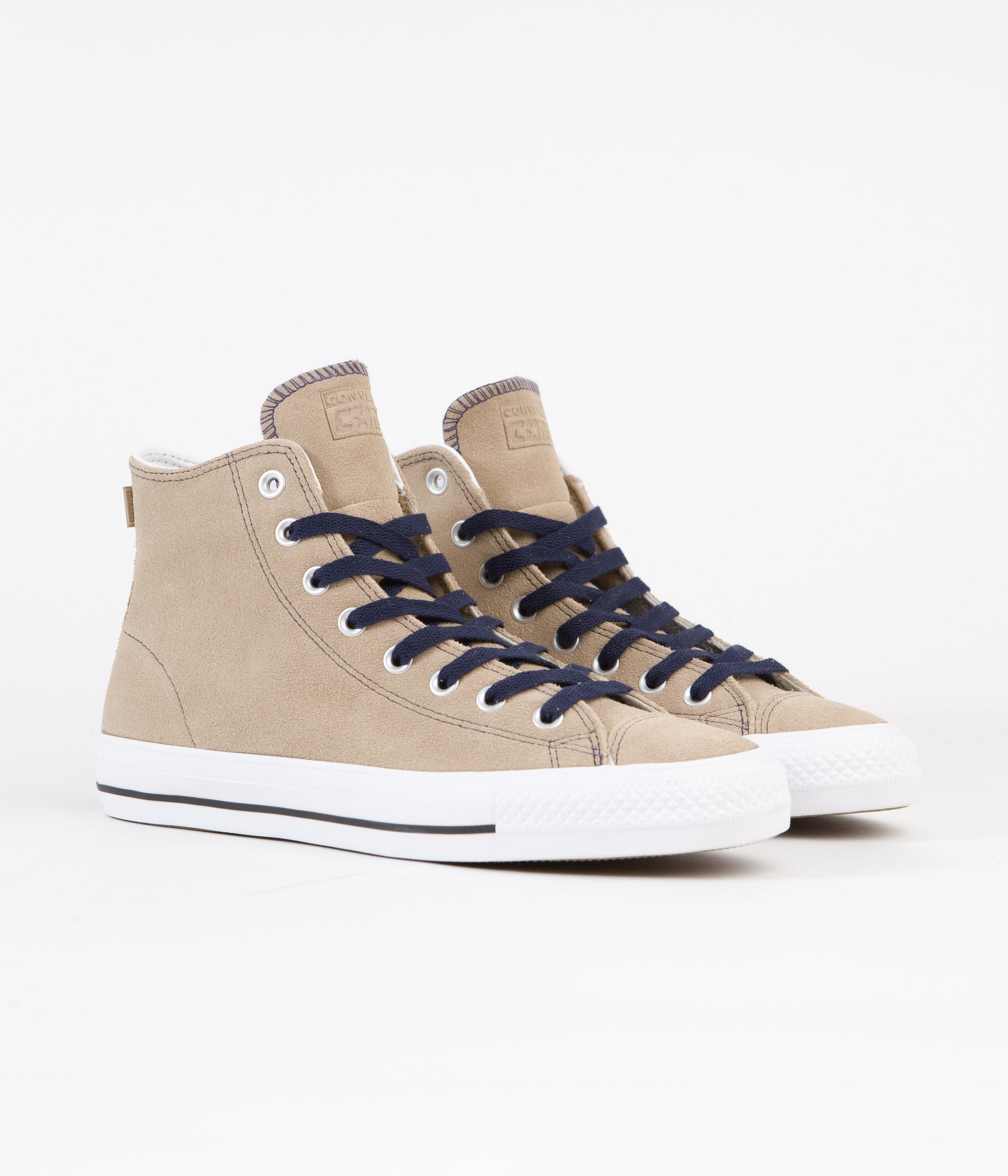 Converse CTAS Pro Suede Hi Skate Shoes - Hemp/Black/White: A Stylish Skating Essential
