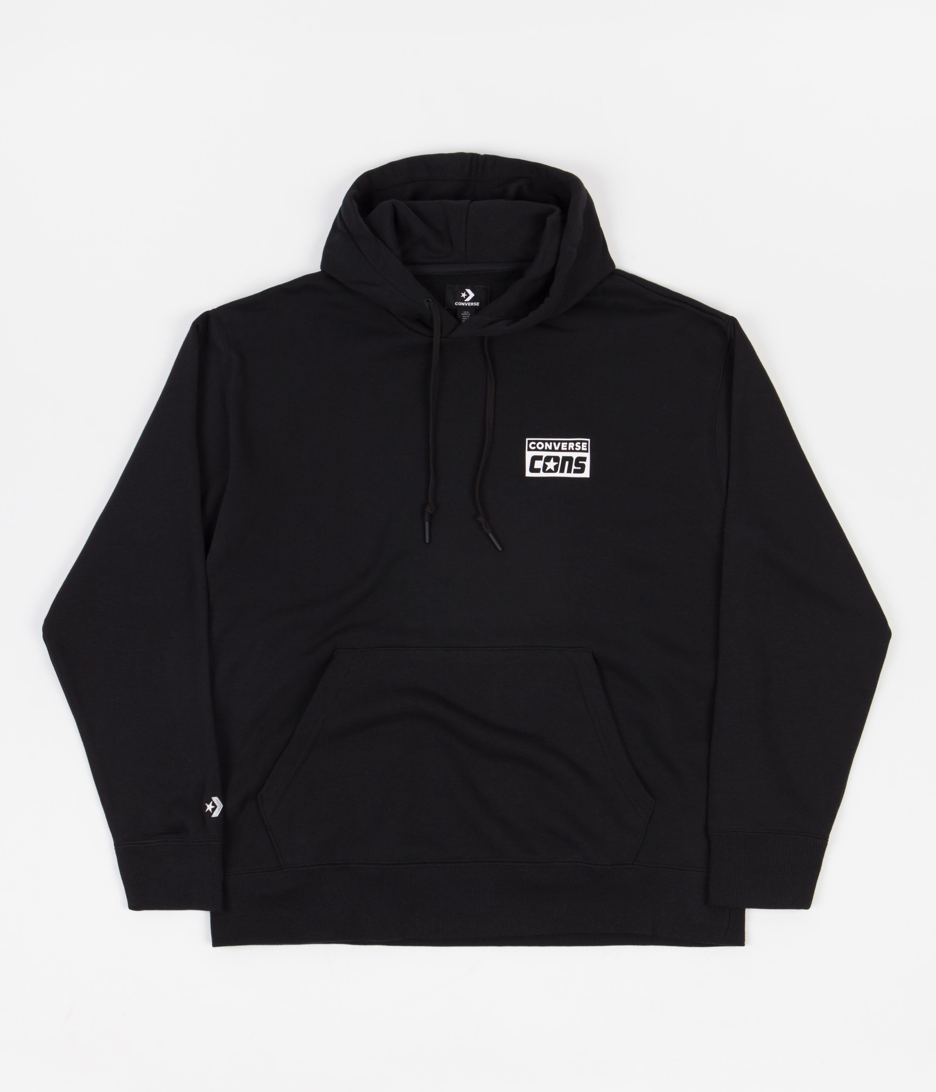 Converse Cons French Terry Hoodie - Stunning Converse Black