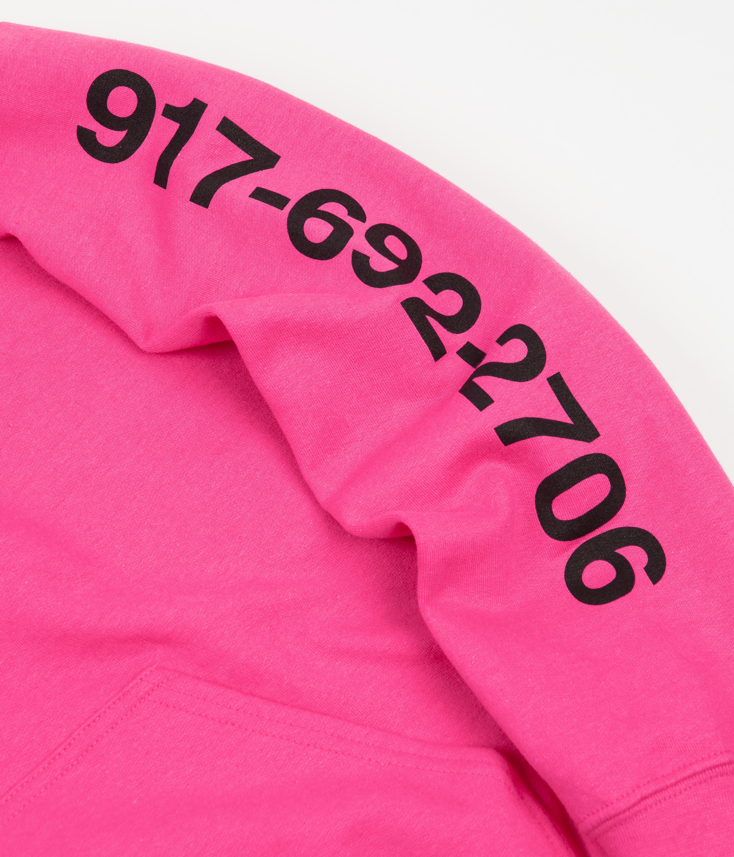 Stunning Pink Call Me 917 Eyes Dialtone Hoodie - Grab Yours Now!