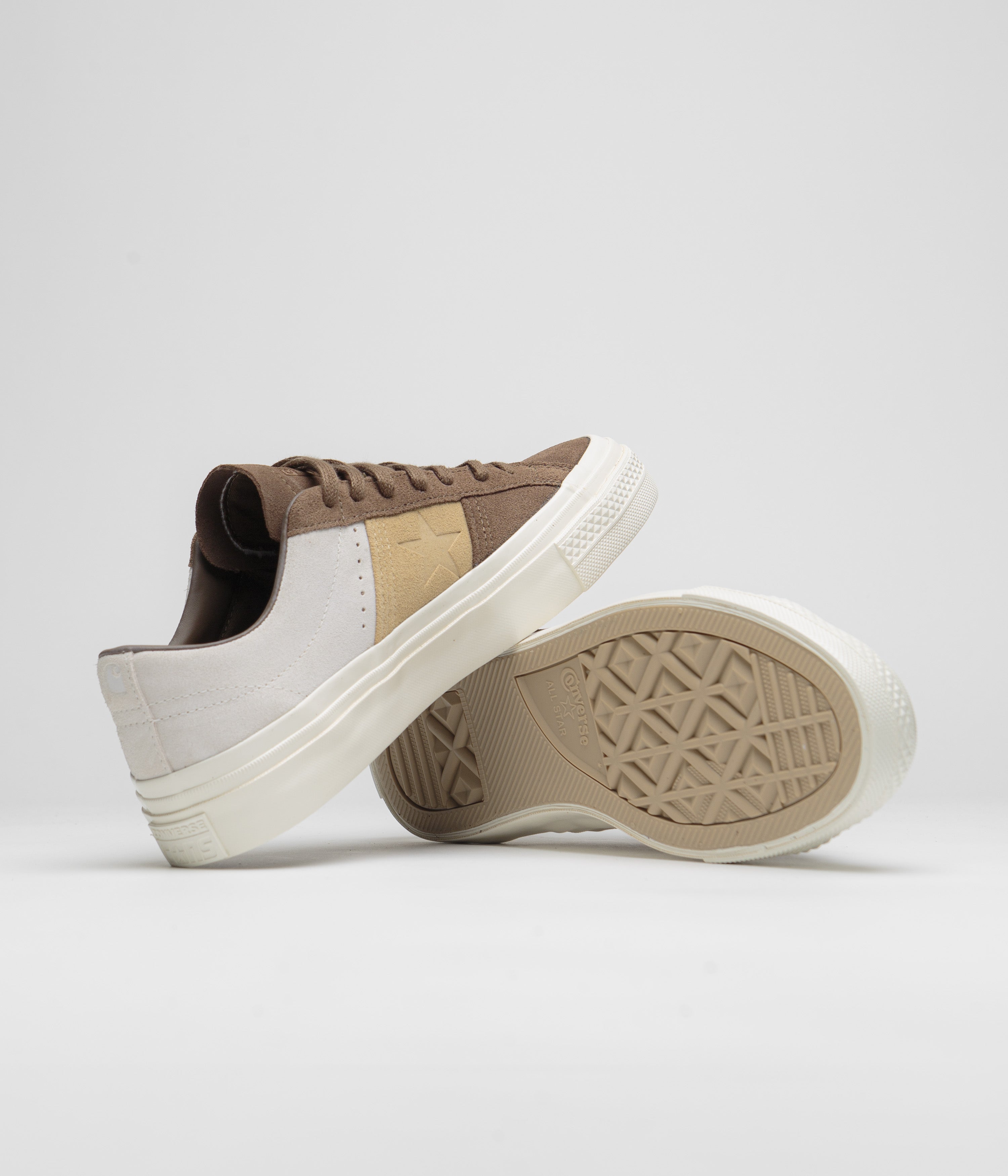 Converse x Carhartt WIP One Star Academy Pro Shoes - Stunning Dark Earth / Starfish / Egret