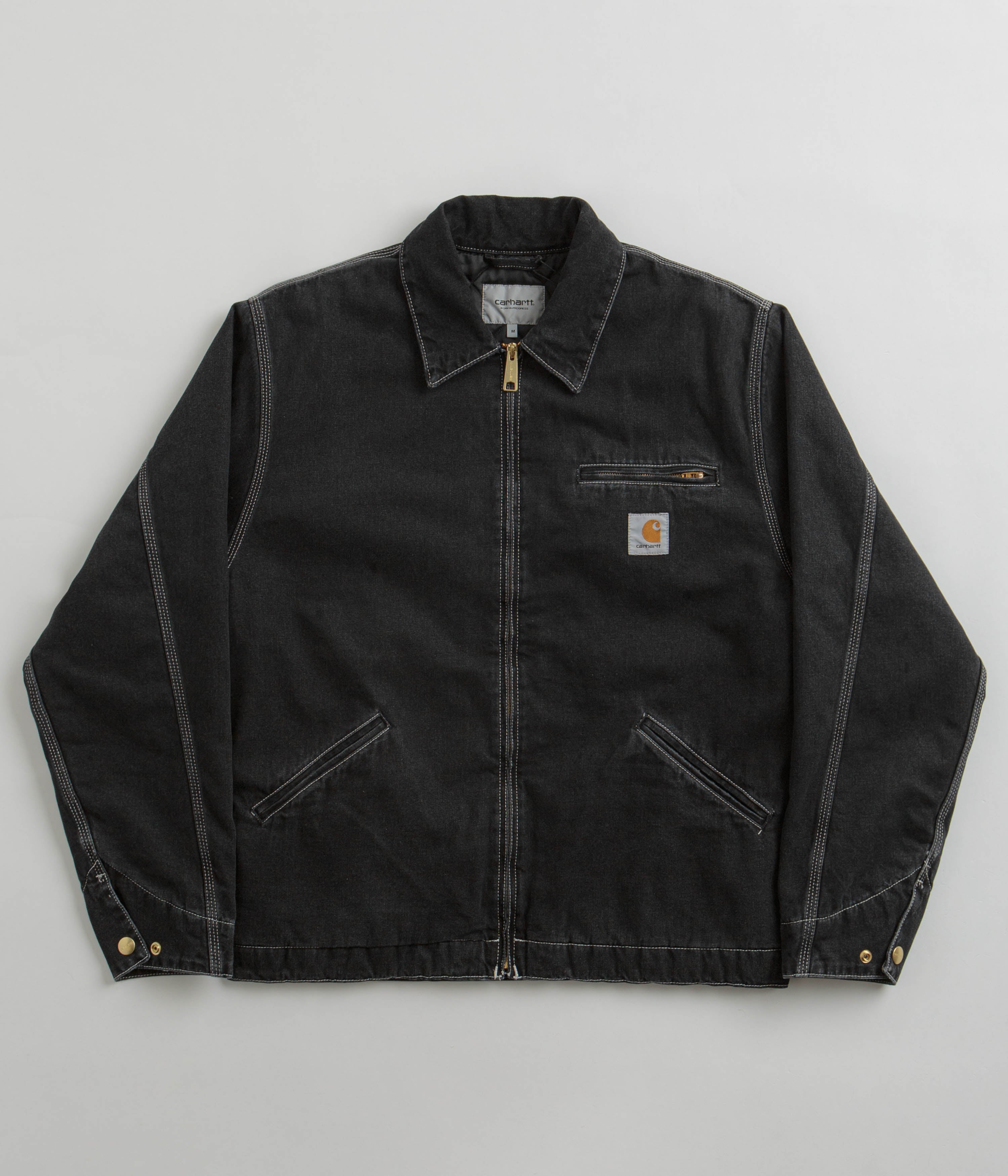 Carhartt OG Detroit Jacket - Stunning Black Stone Wash