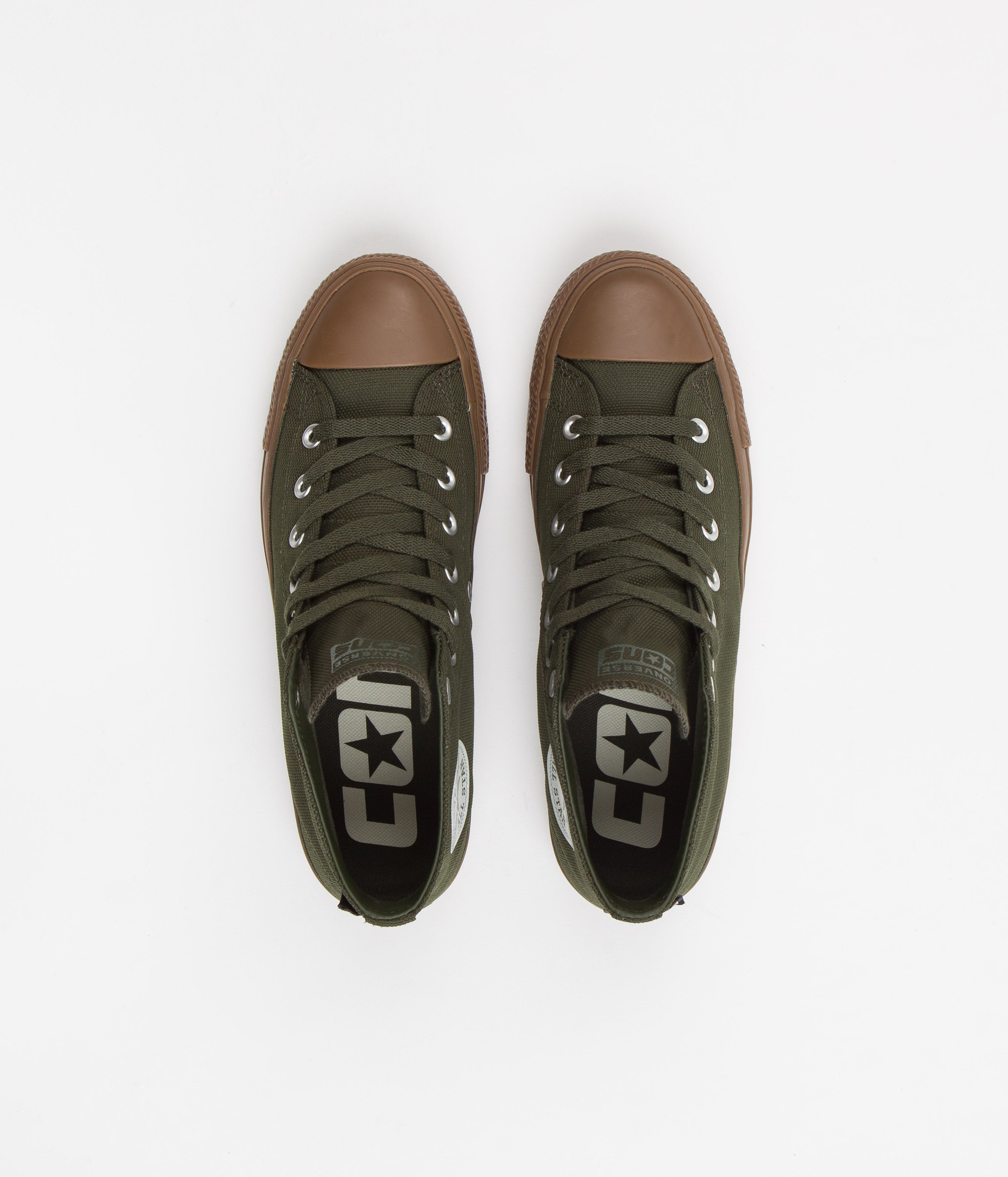 Converse CTAS Pro Cordura Canvas Mid Shoes - Stylish Cargo Khaki Combo