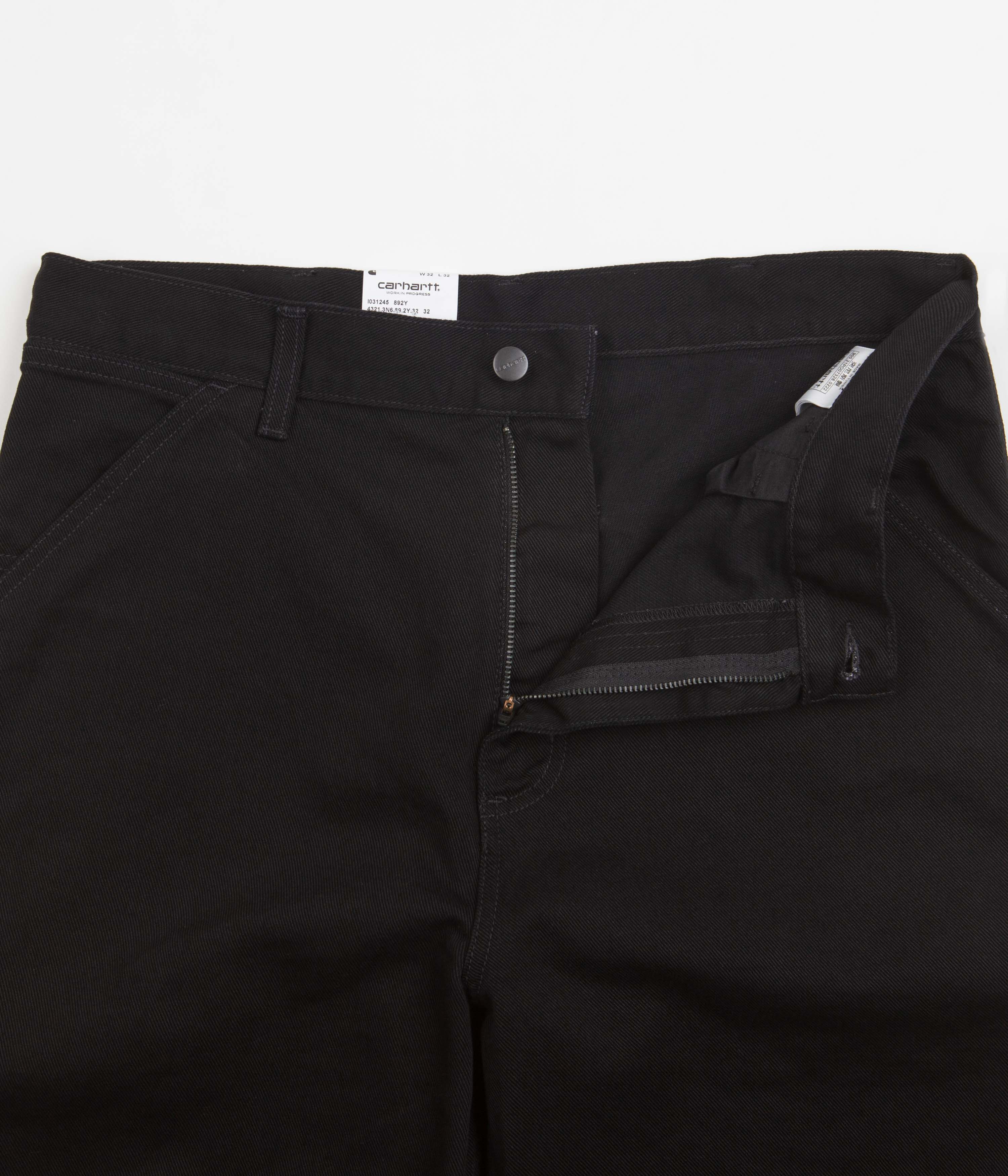 Carhartt Washed Black Single Knee Denim Pants - The Ultimate Choice for Durable Style