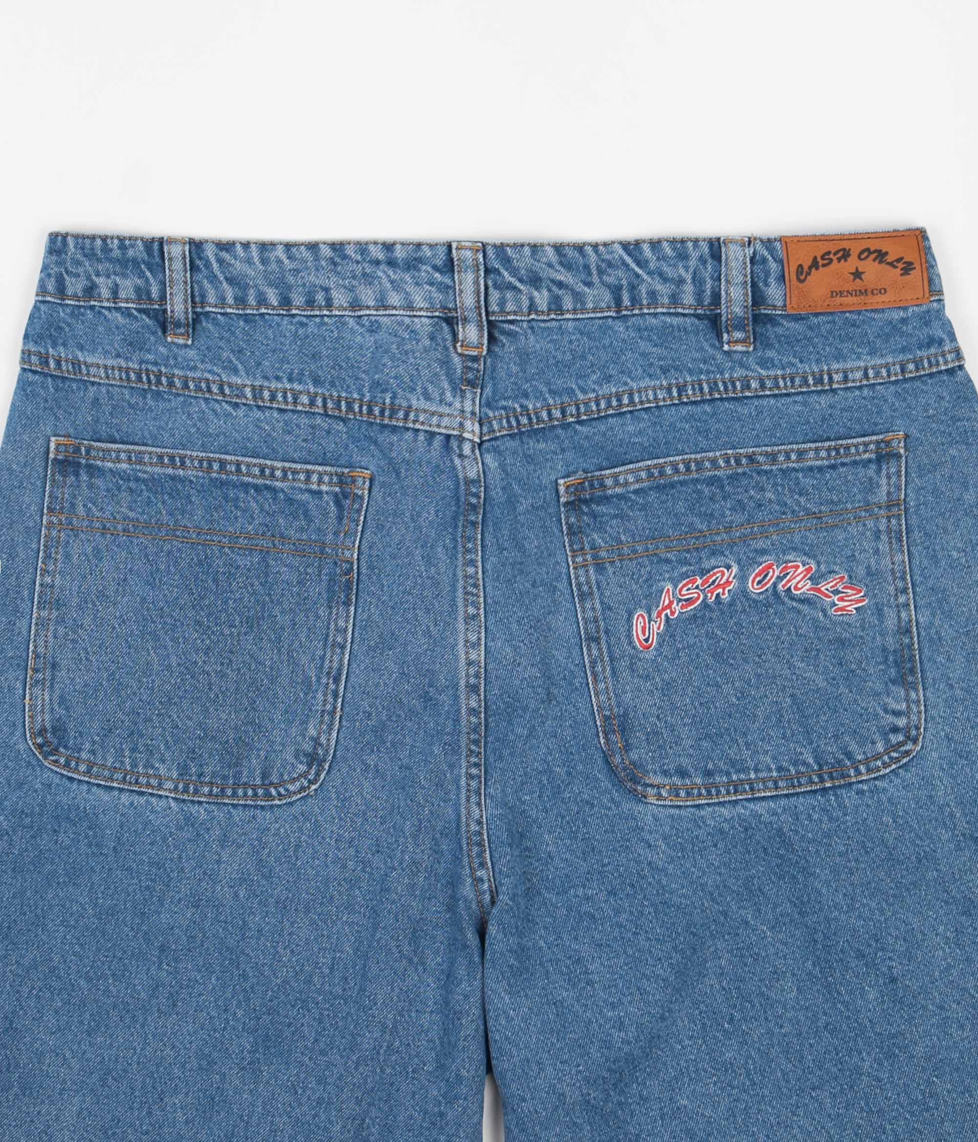 Cash Only Washed Indigo Baggy Jeans - A Nod to '90s Style