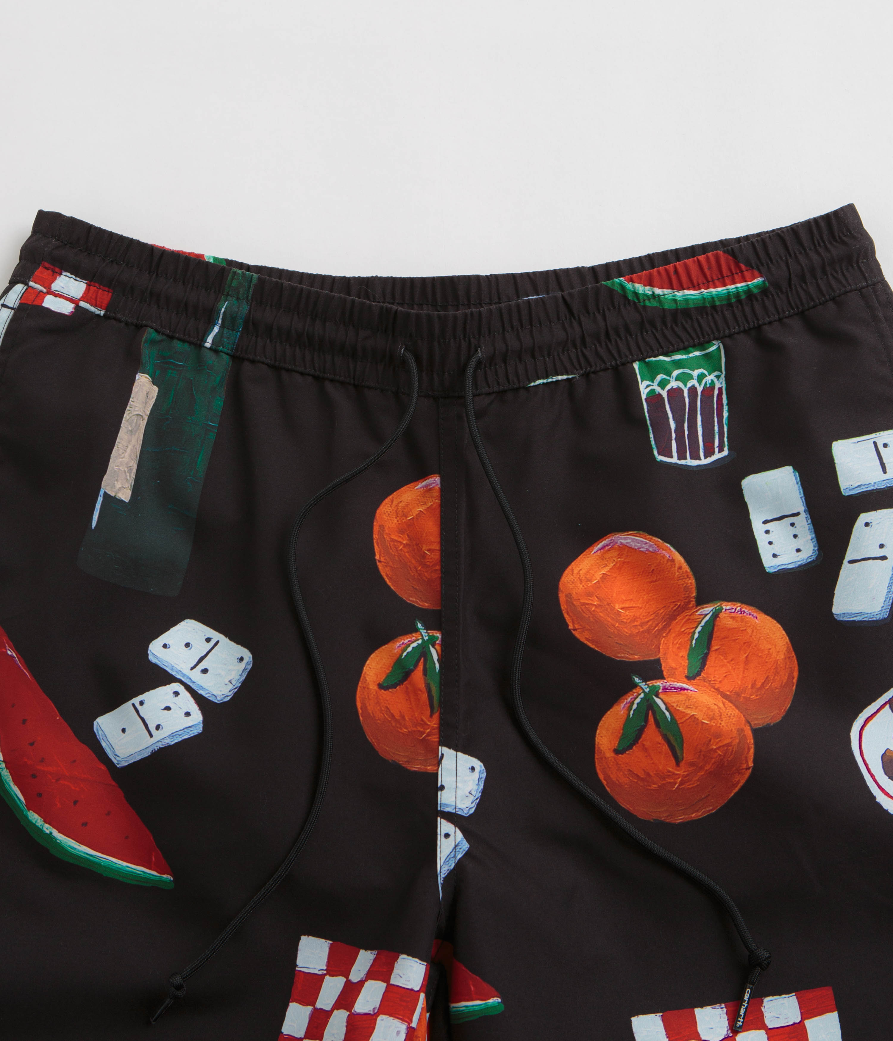 Carhartt Slater Swim Trunks - Stunning Isis Maria Dinner Print / Black