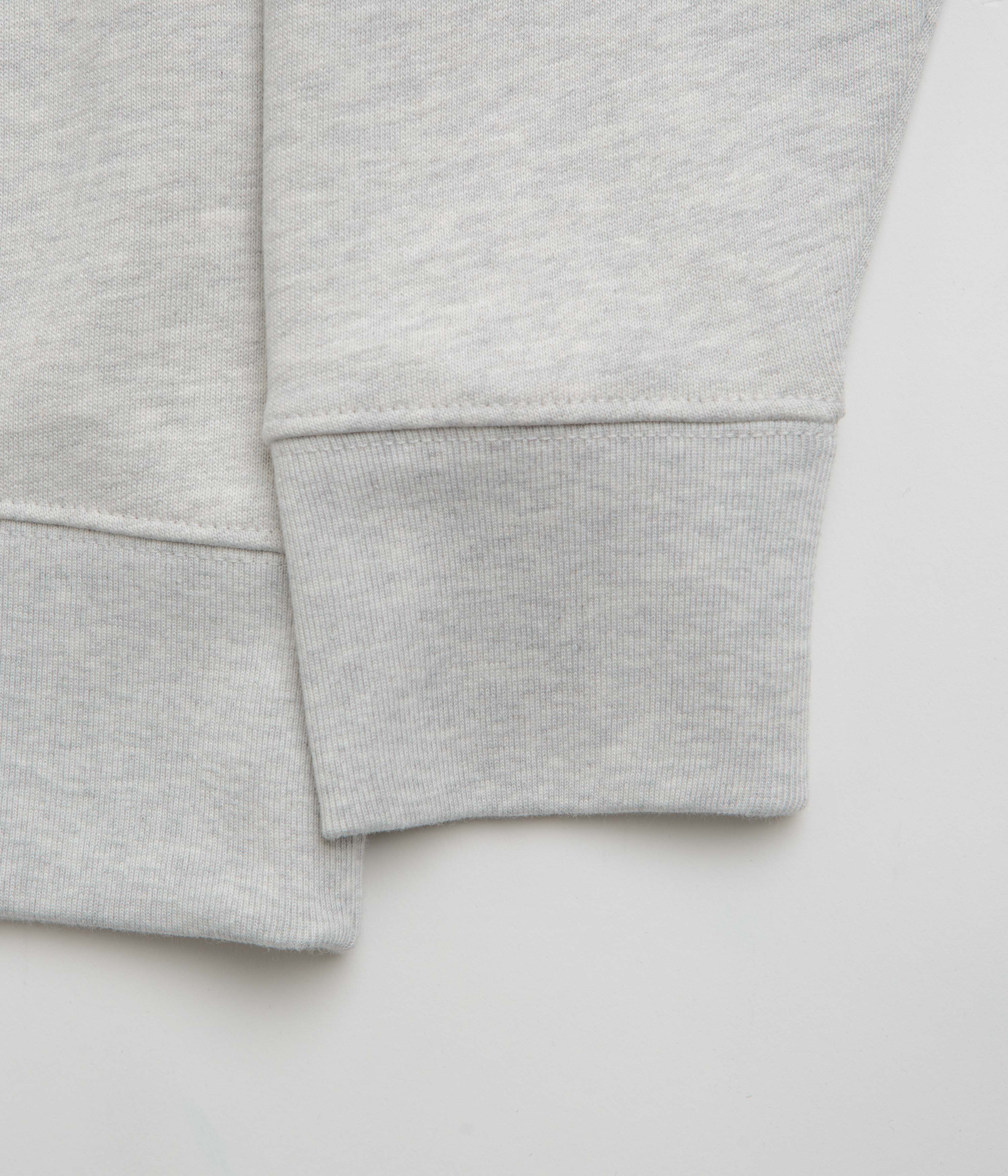 Cool Flatspot Collegiate Crewneck Sweatshirt in Heather Grey