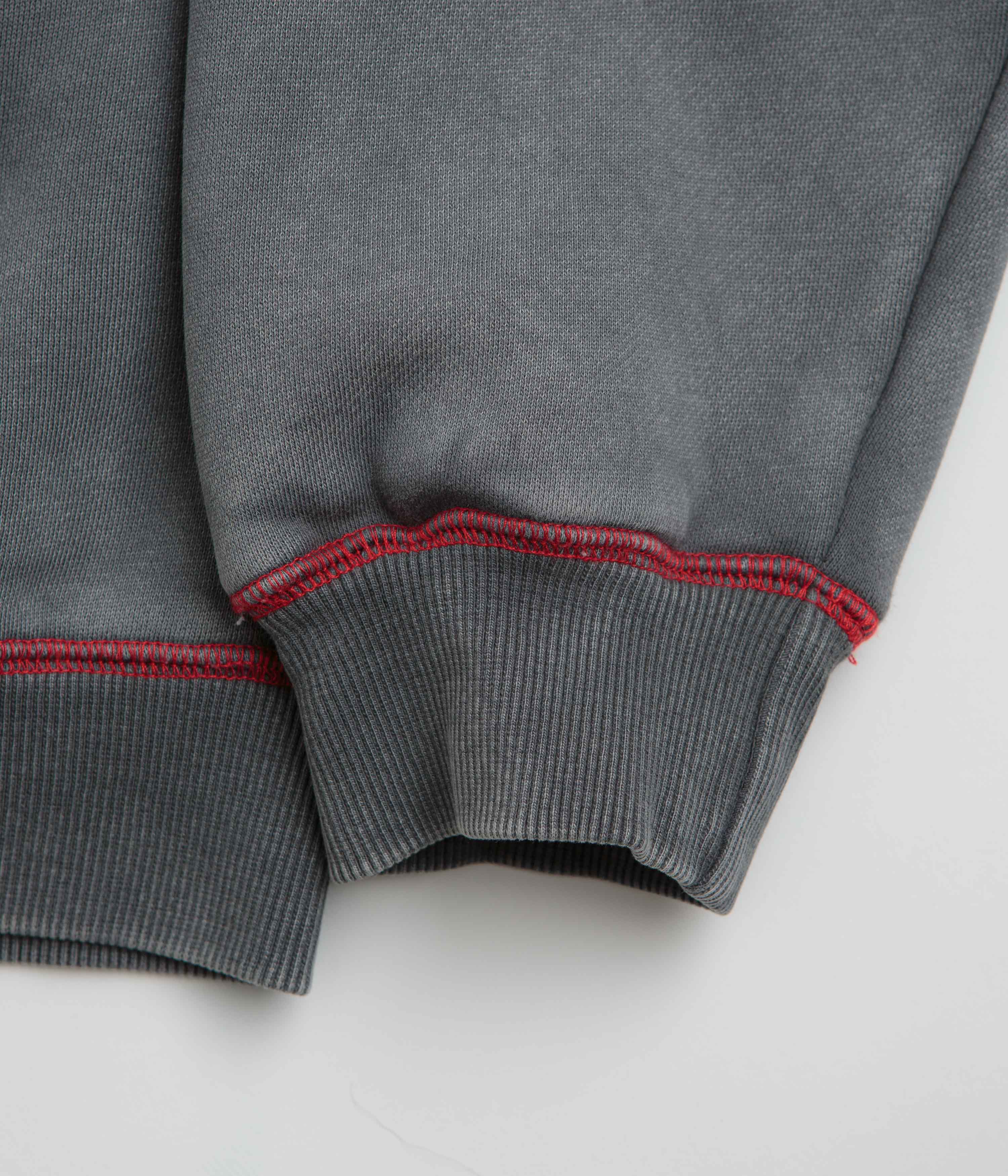 Butter Goods Jive Zip-Thru Hoodie - Stunning Washed Black