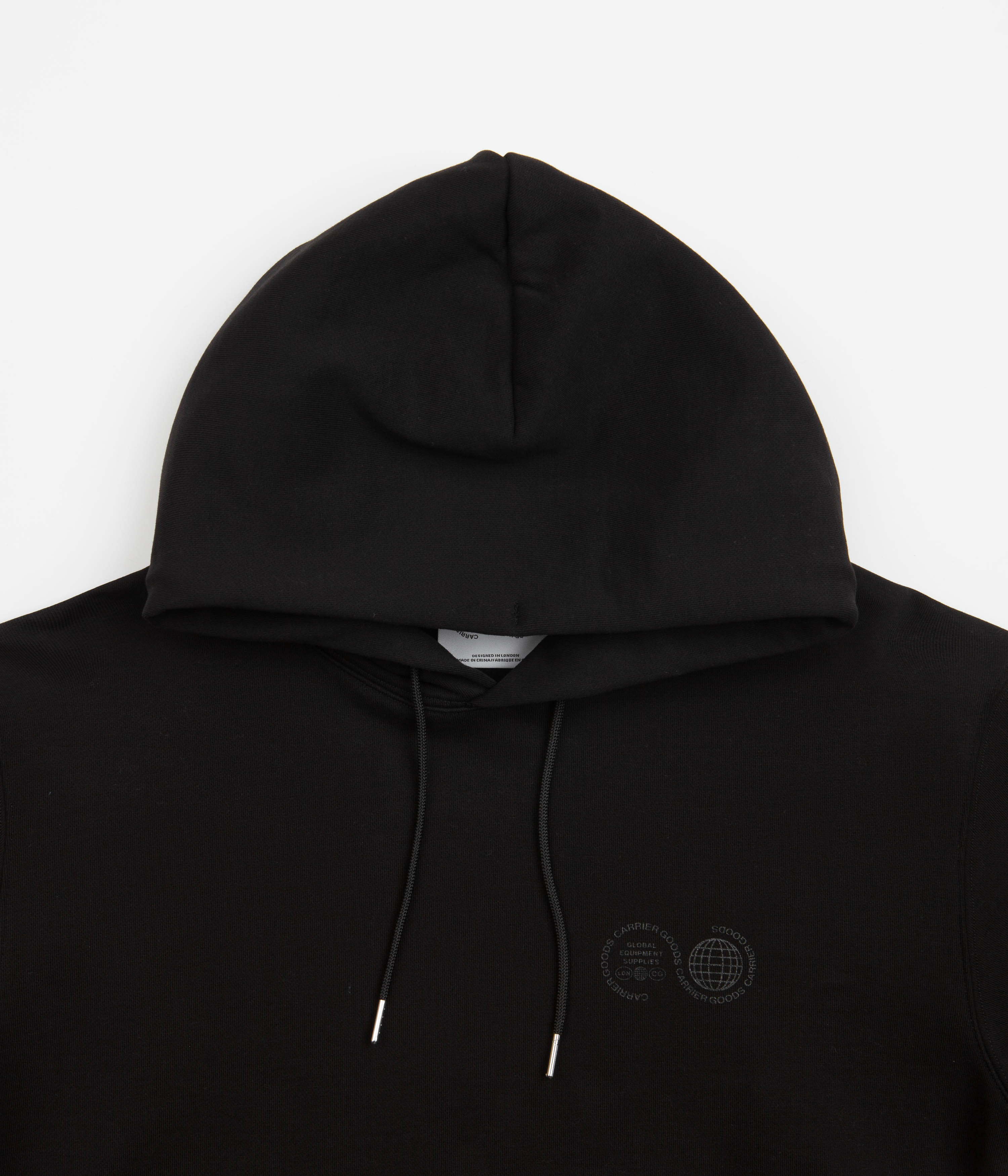 Carrier Goods Stylish Black Core Logo Hoodie - Must-Have!