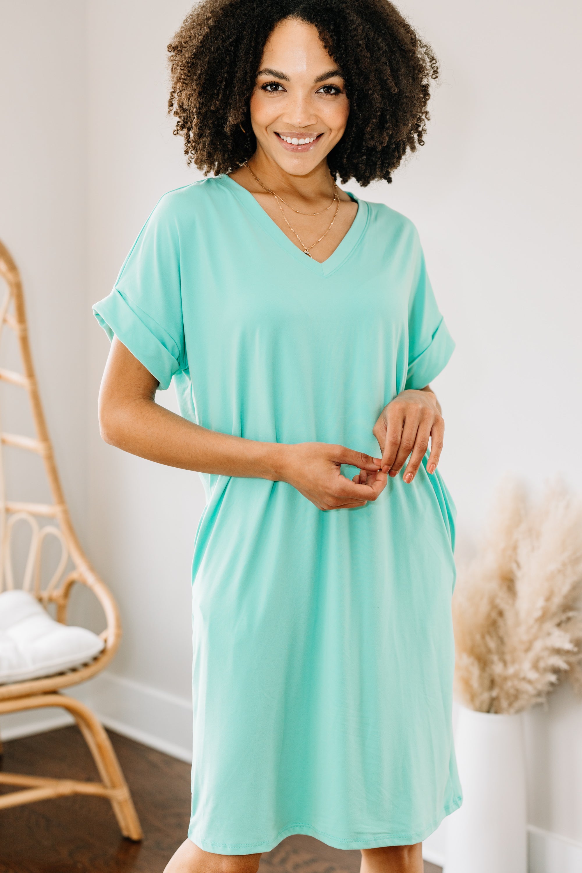 Stunning Mint Green T-shirt Dress for Every Occasion