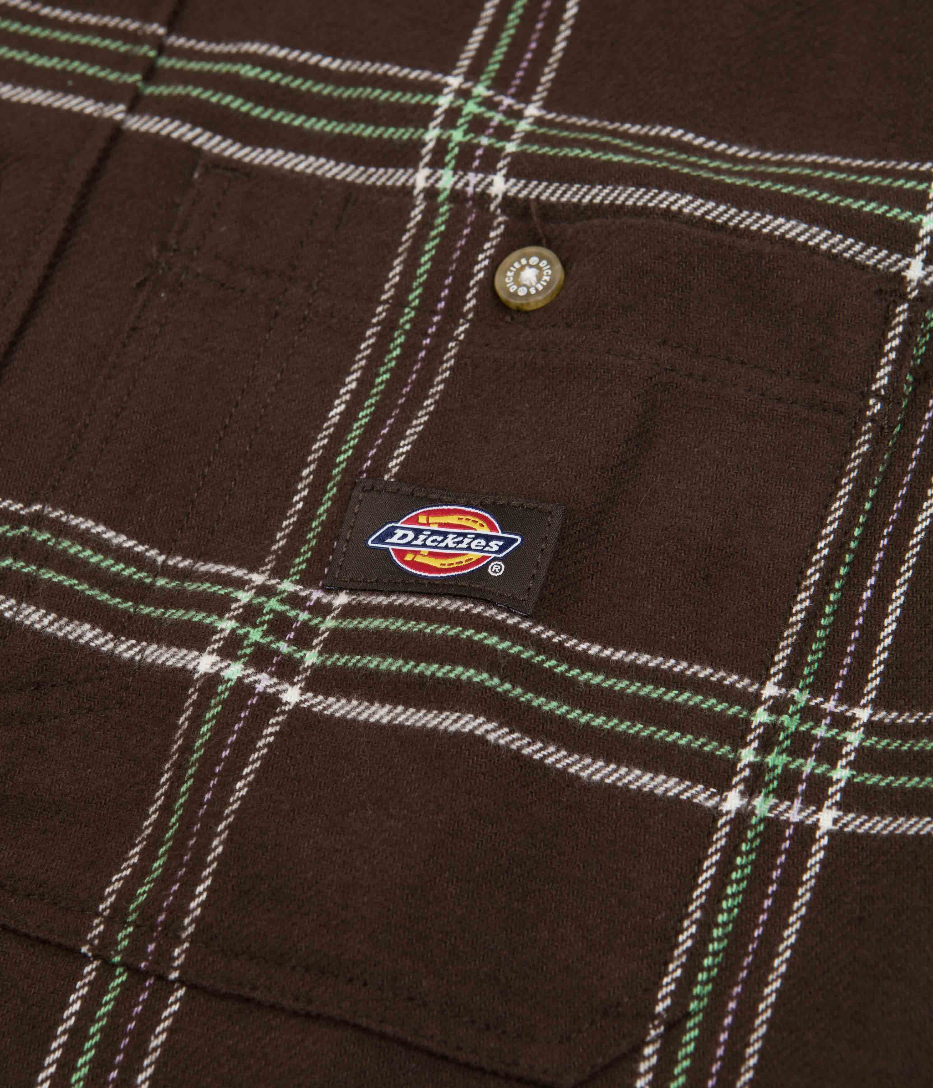 Dickies Warrenton Shirt - Stylish Dark Brown