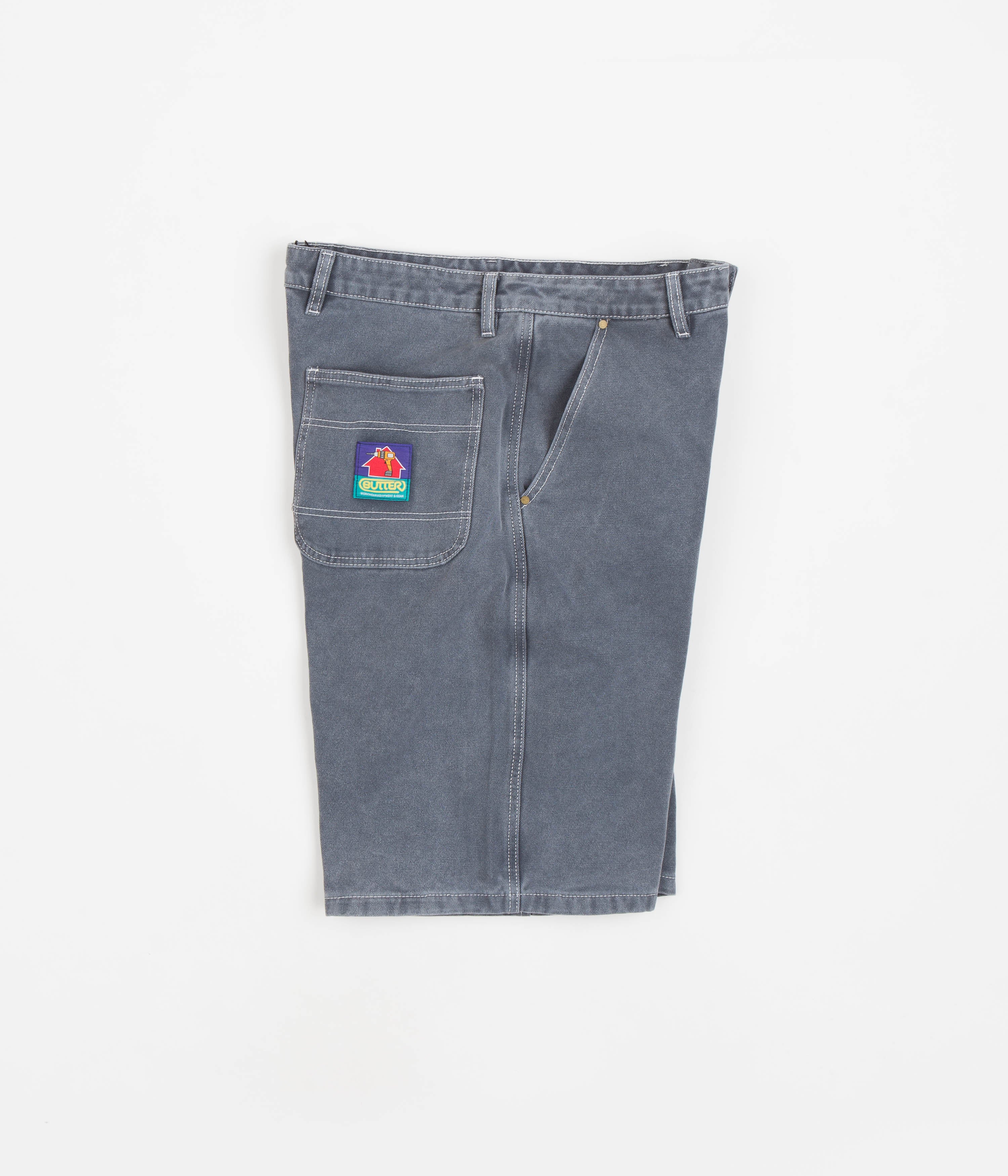 Butter Goods Slate Washed Canvas Work Shorts - Stylish and Durable
