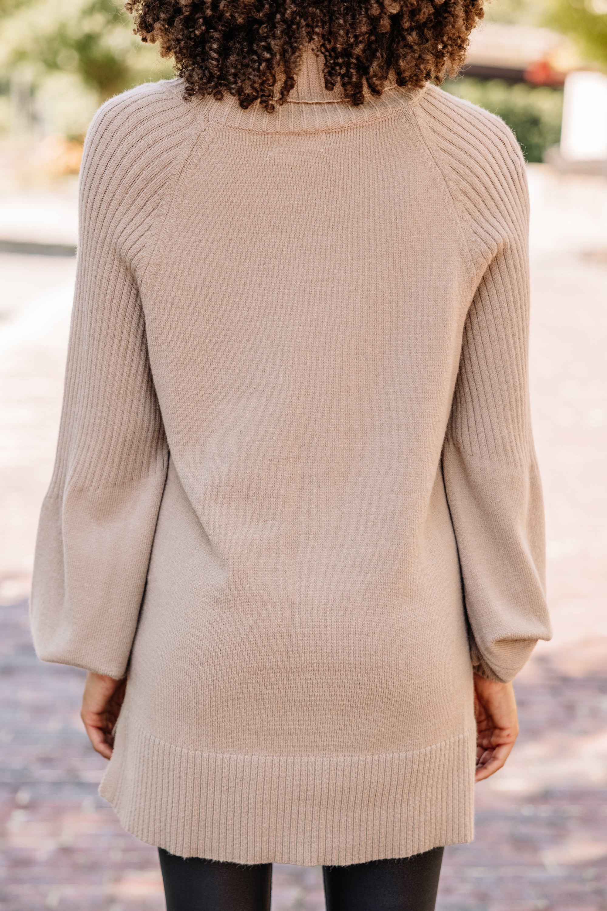Everyday Love Taupe Brown Tunic Sweater - A Must-Have for Cozy Days