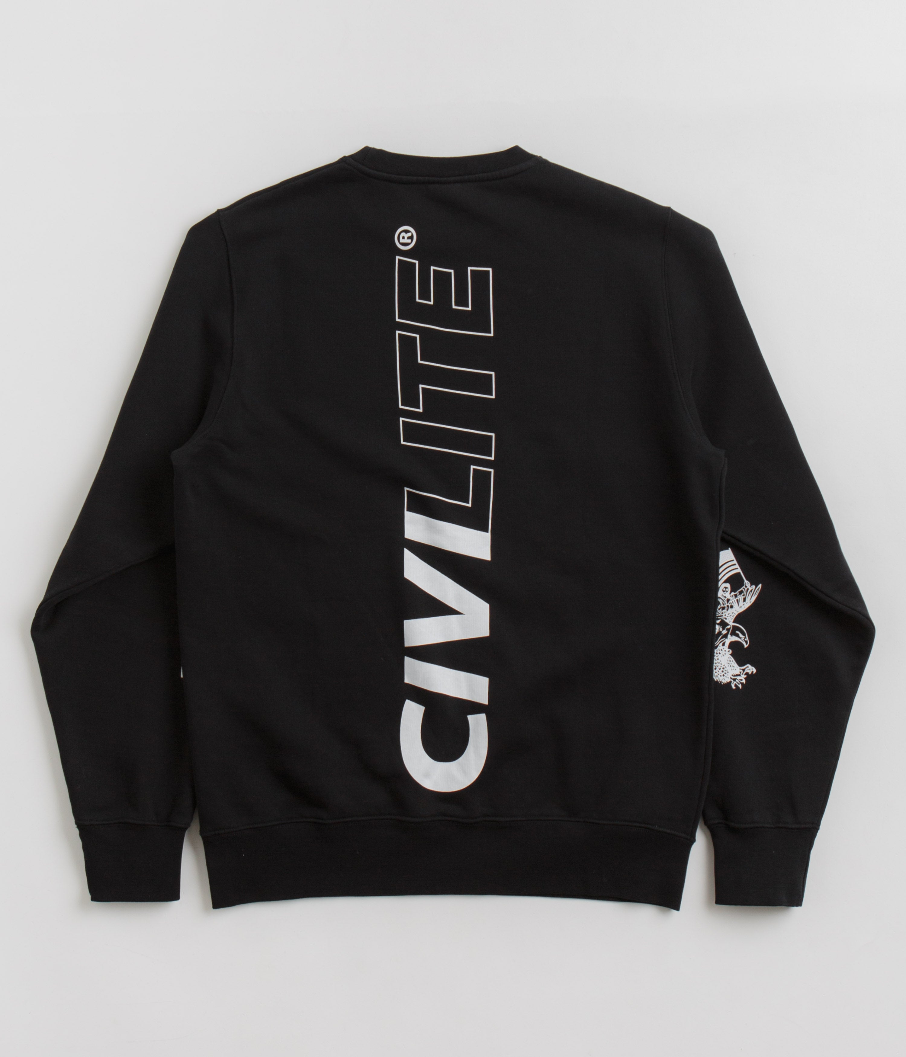 Civilist Fata Morgana Black Crewneck Sweatshirt - A Fashion Statement!