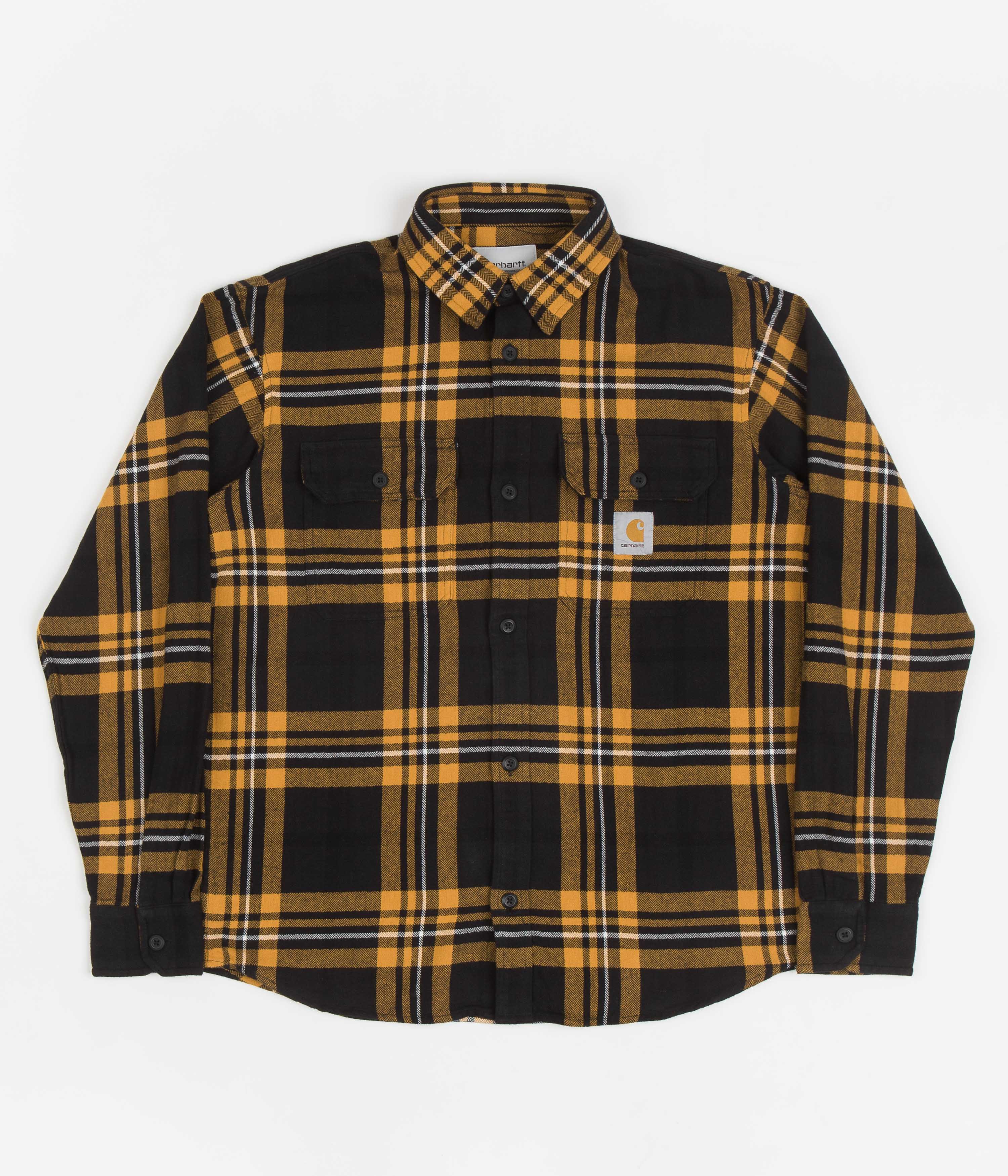 Carhartt Wallace Check Shirt - Stylish Black