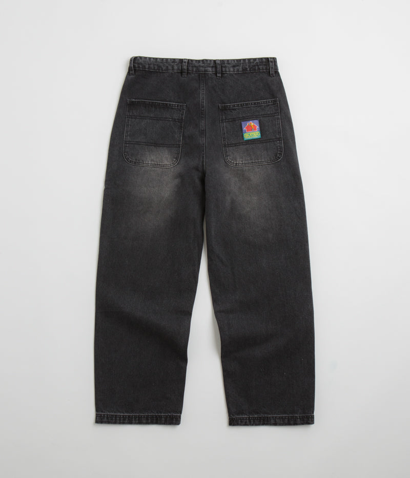 Butter Goods Distressed Black Work Pants - Trendy and Durable