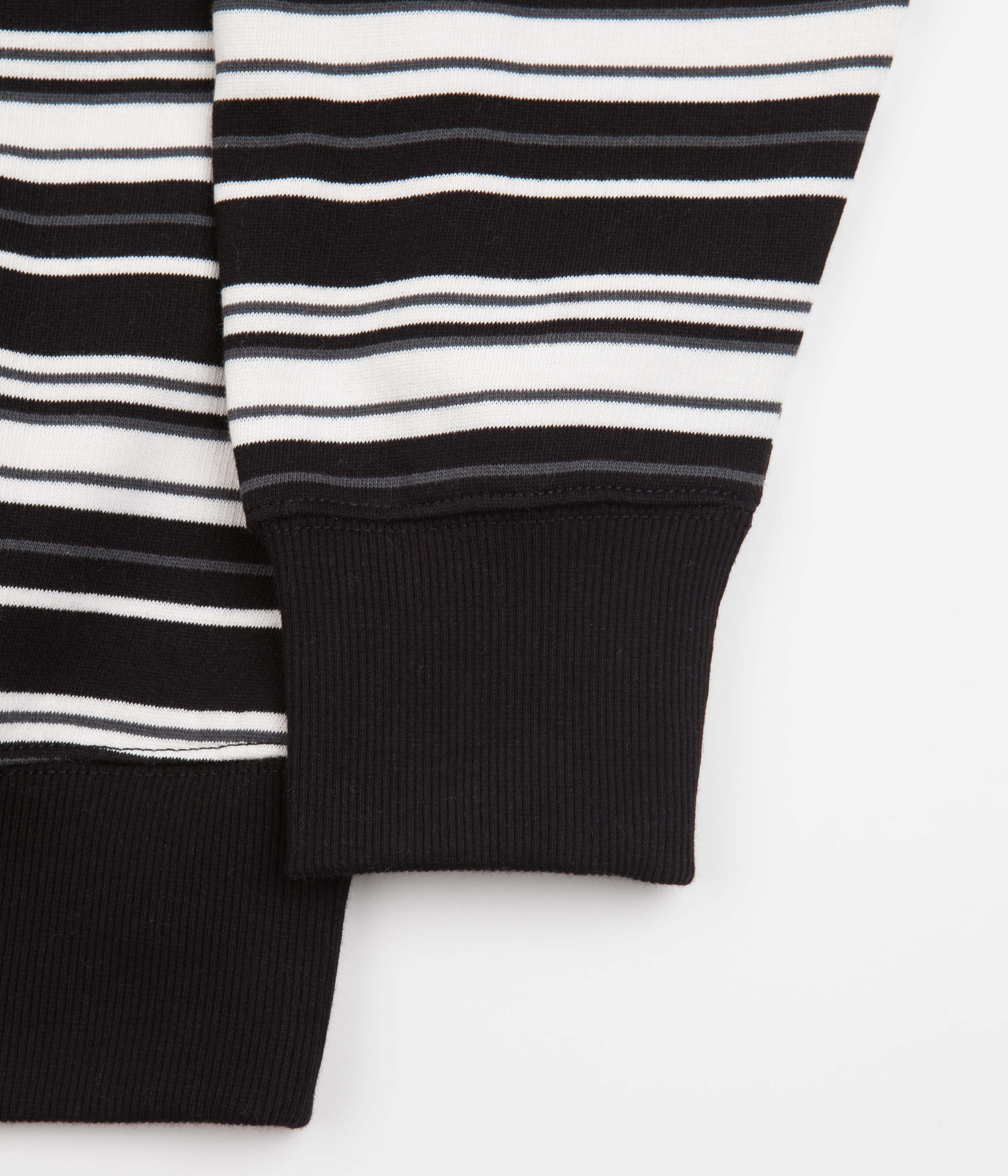 Dickies Westover Stripe Crewneck Sweatshirt - Crisp White