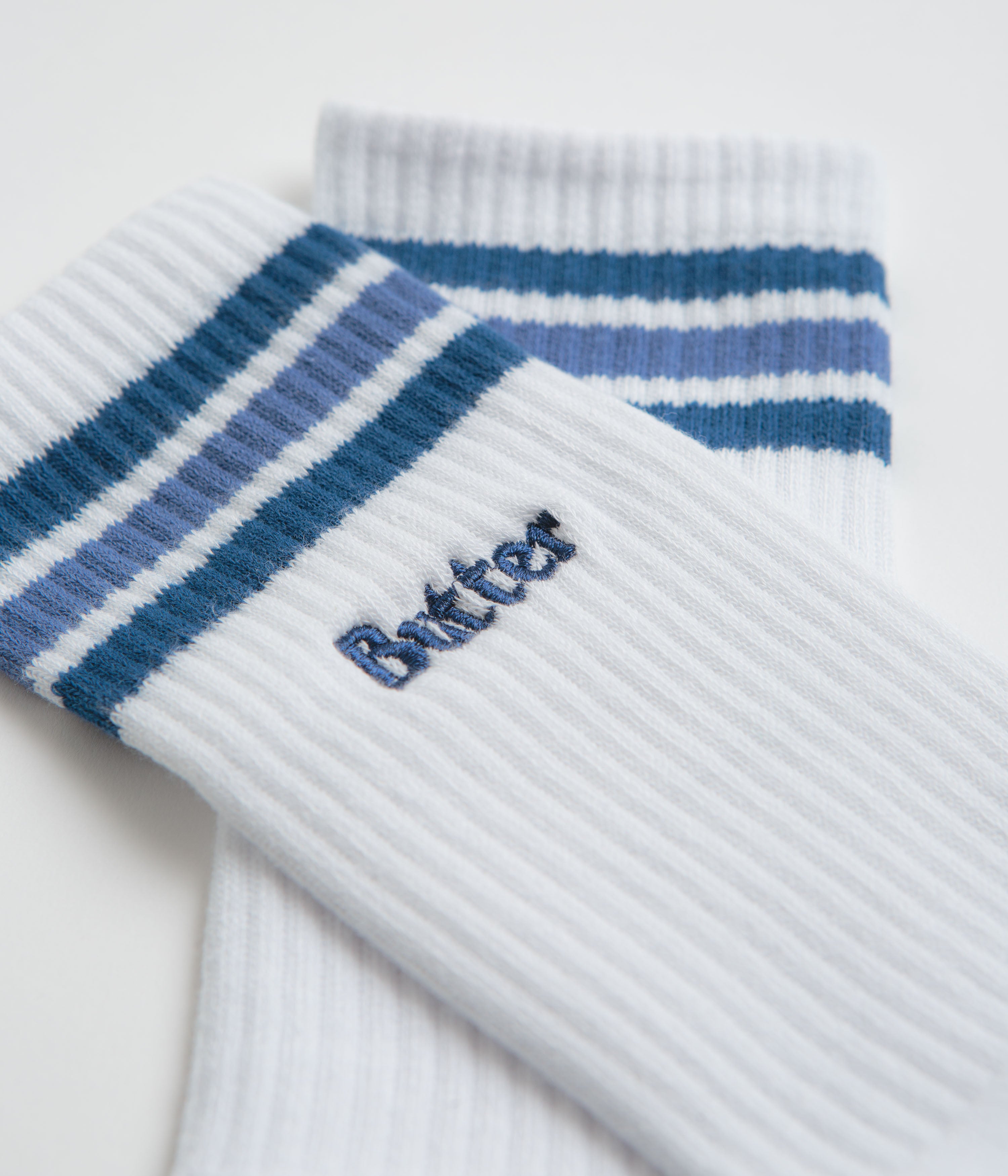 Butter Goods White Stripe Socks - Fashionable and Comfortable