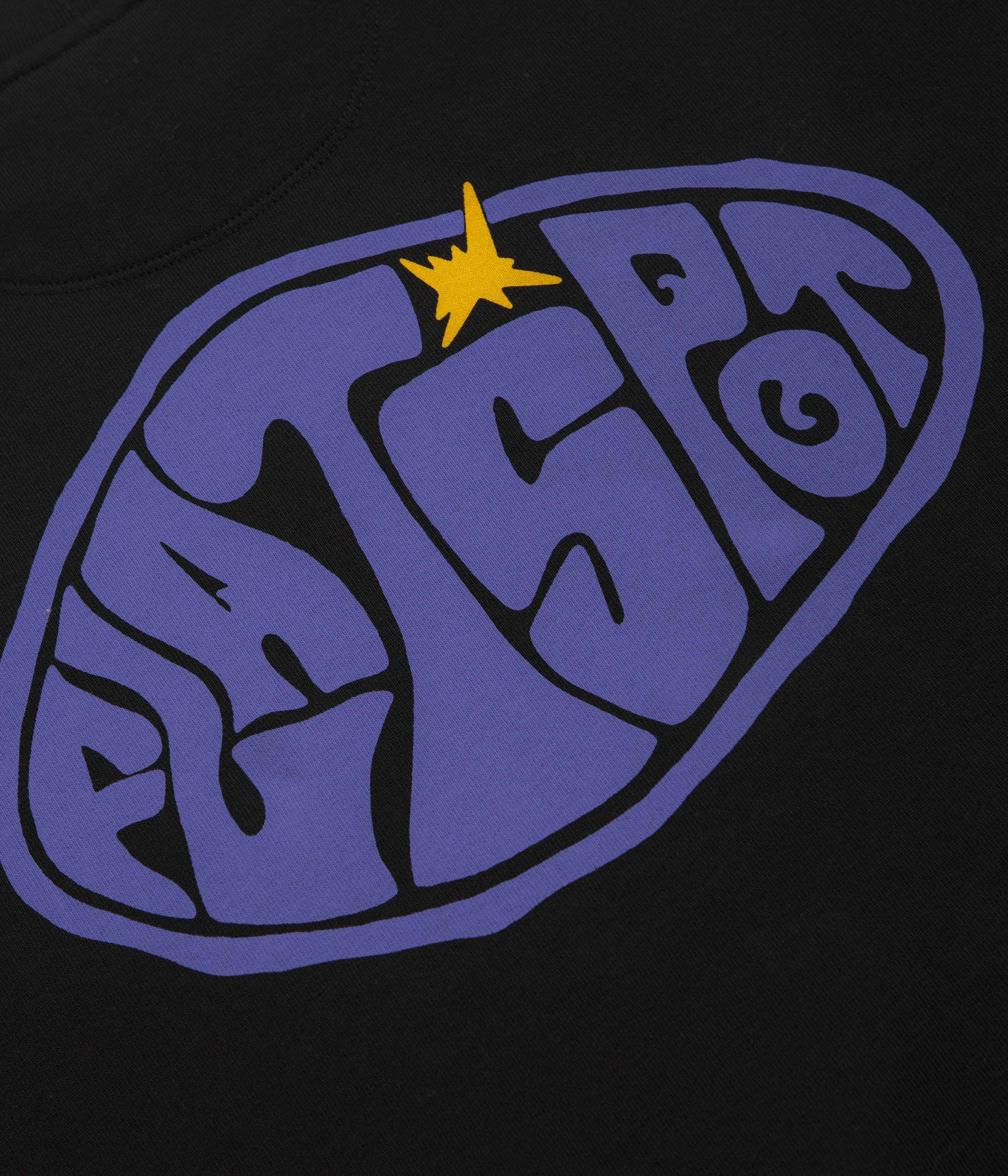 Stylish Black Flatspot Hole Crewneck Sweatshirt - Must-Have!