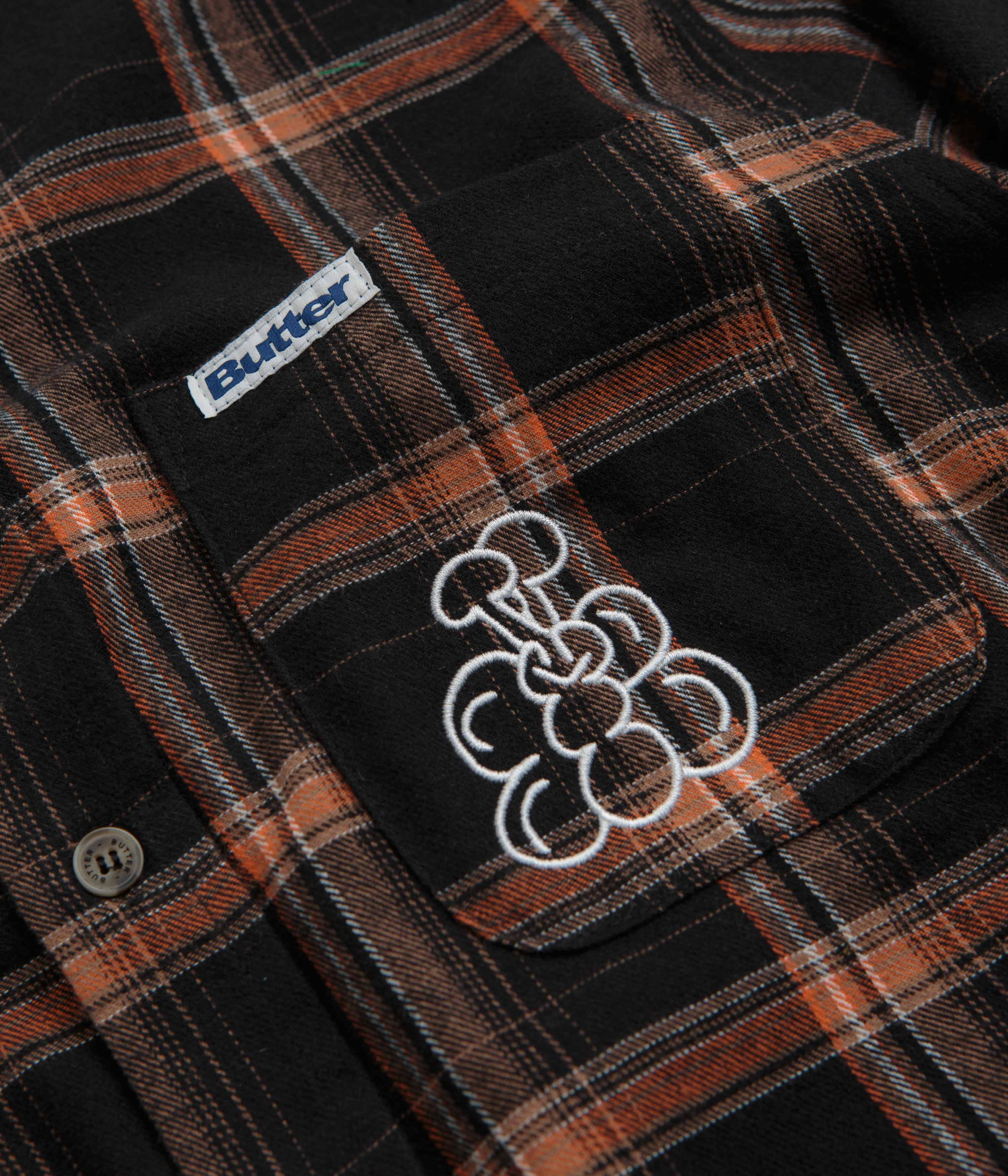 Butter Goods Stylish Black Bugs Flannel Shirt - Grab Yours Now!