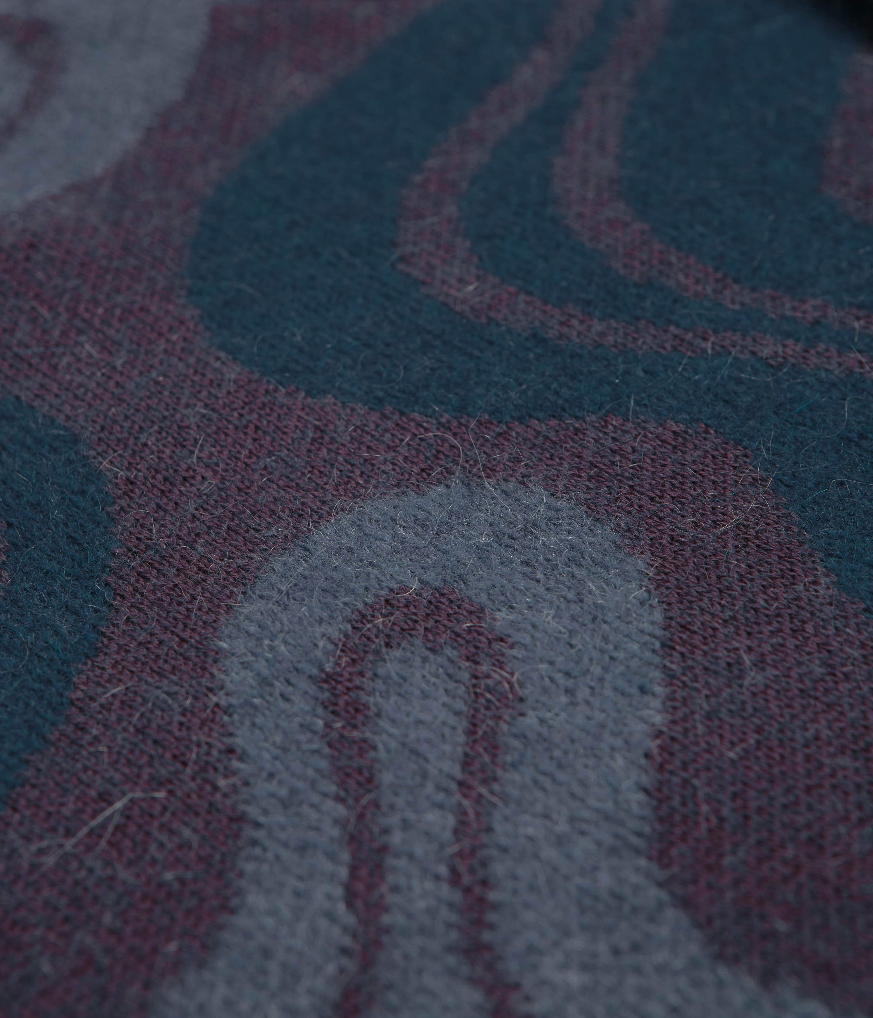 by Parra's Stunning Dark Mahogany Stupid Lava Lamp Knitted Sweatshirt