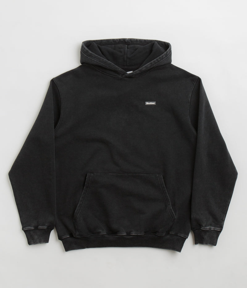 Butter Goods Stylish Washed Black Basic Hoodie - A Must-Have!