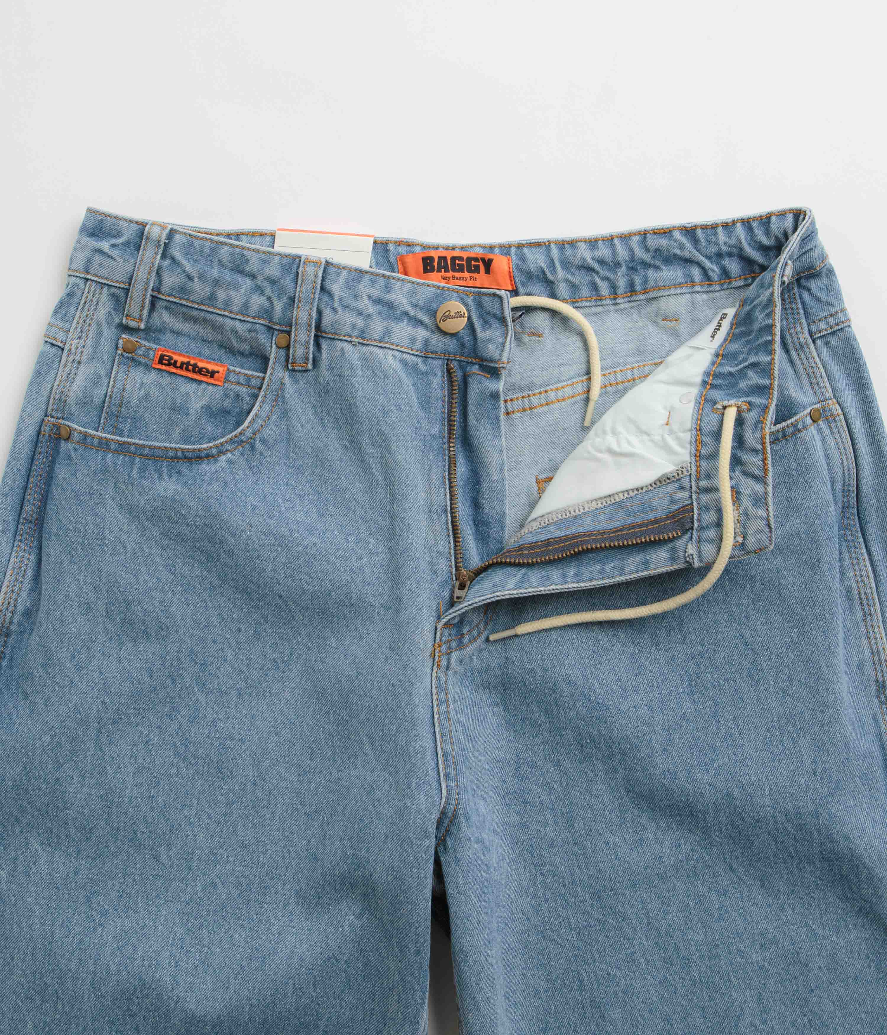 Butter Goods Washed Indigo Baggy Jeans - The Ultimate Fashion Statement