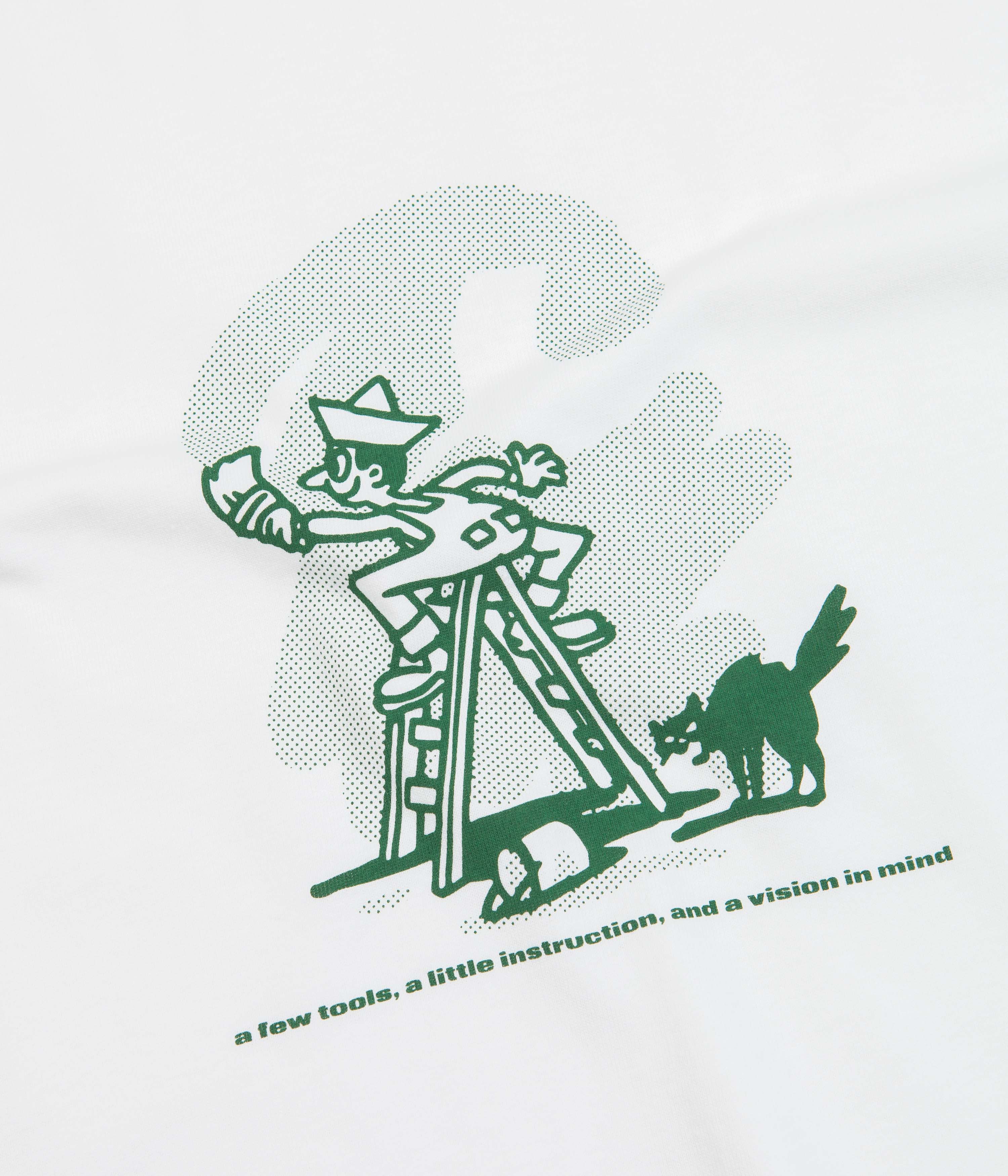 Carhartt Lucky Painter T-Shirt - Stunning White / Bonsai