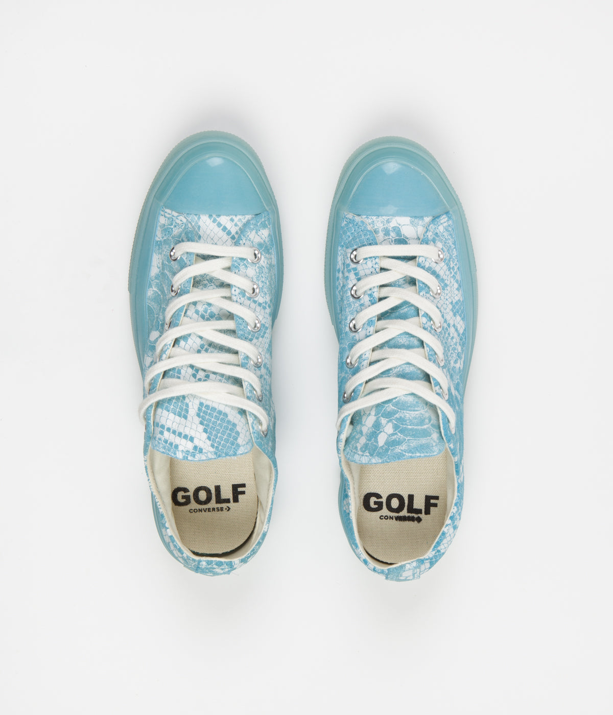 Converse x Golf Wang Chuck 70 Ox Shoes - Vintage White/Blue Topaz: A Fashion Marvel