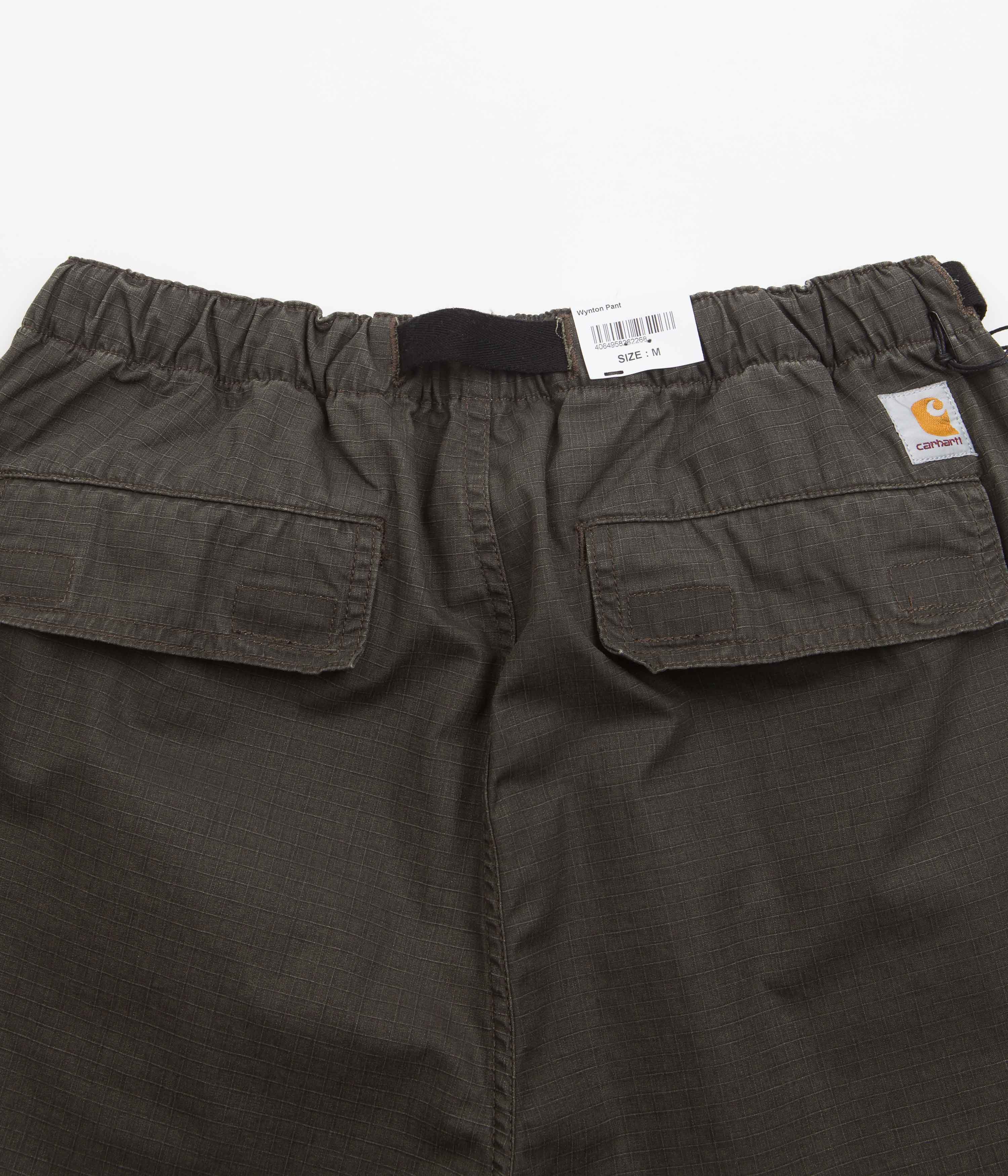 Carhartt Wynton Pants - Stylish Stormcloud & Dollar Green